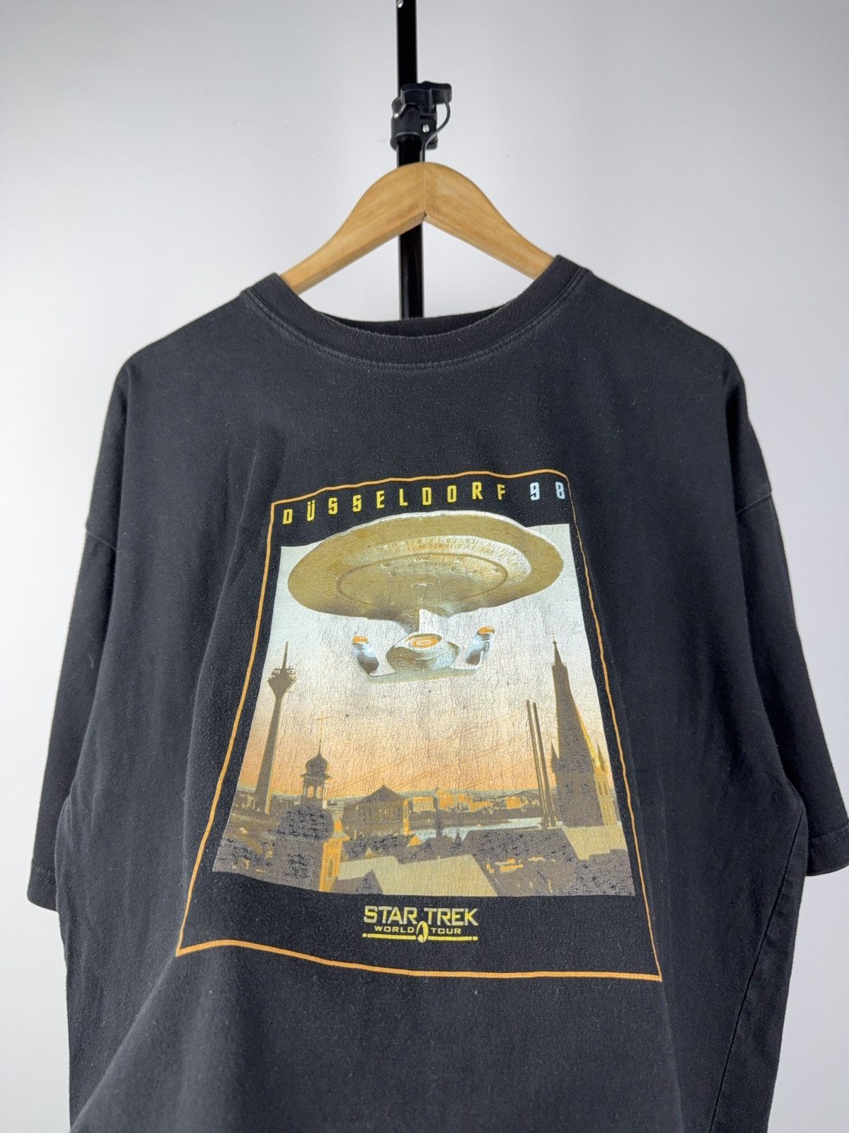 Sci-Fi Fantasy × Vintage Vintage Star Trek 1998 Sci-Fi Promo Movie Tee Shirt Size US XL / EU 56 / 4 - 4 Thumbnail
