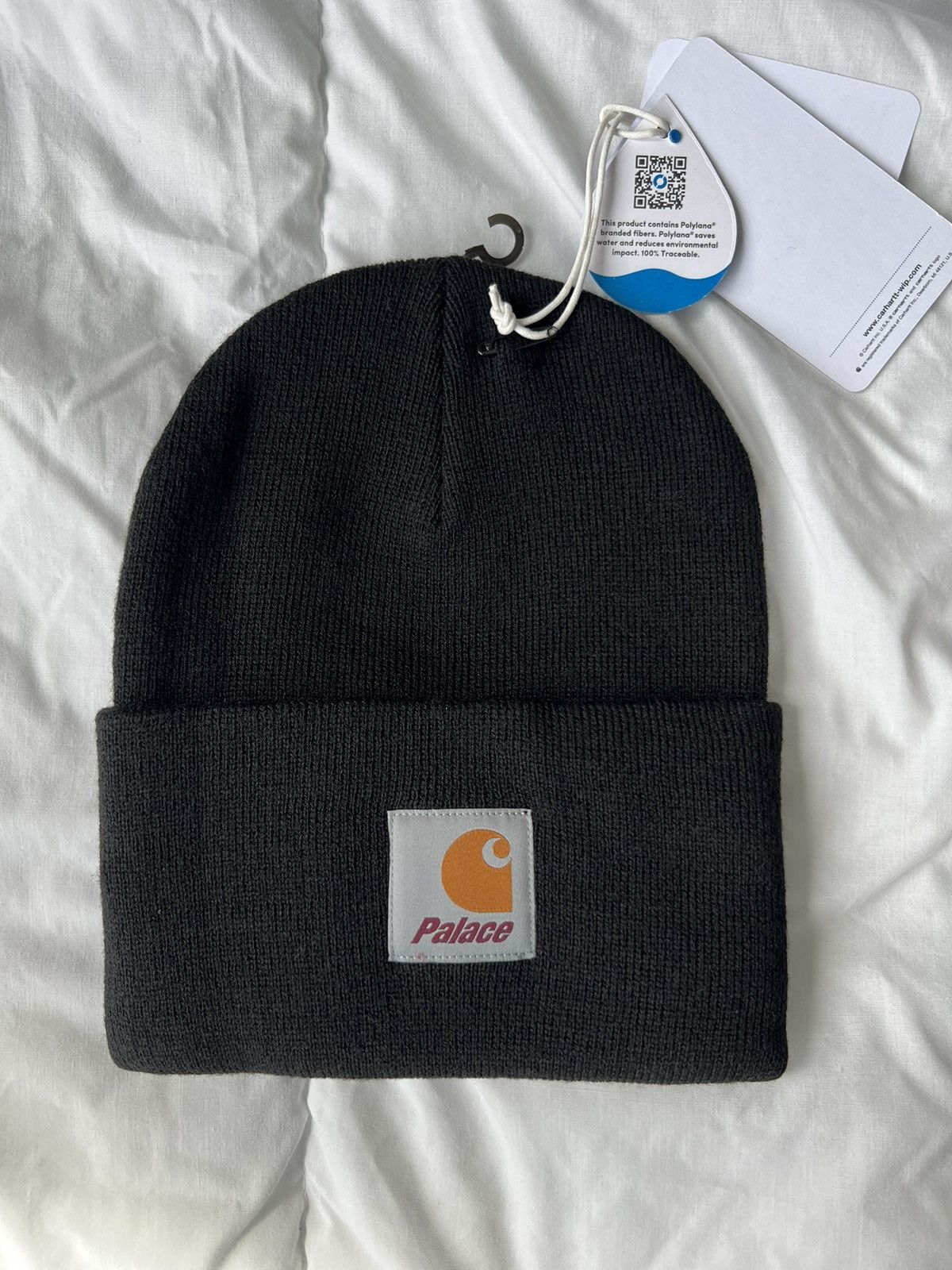 Palace Palace Carhartt WIP Watch Hat Black Beanie OS In Hand | Grailed