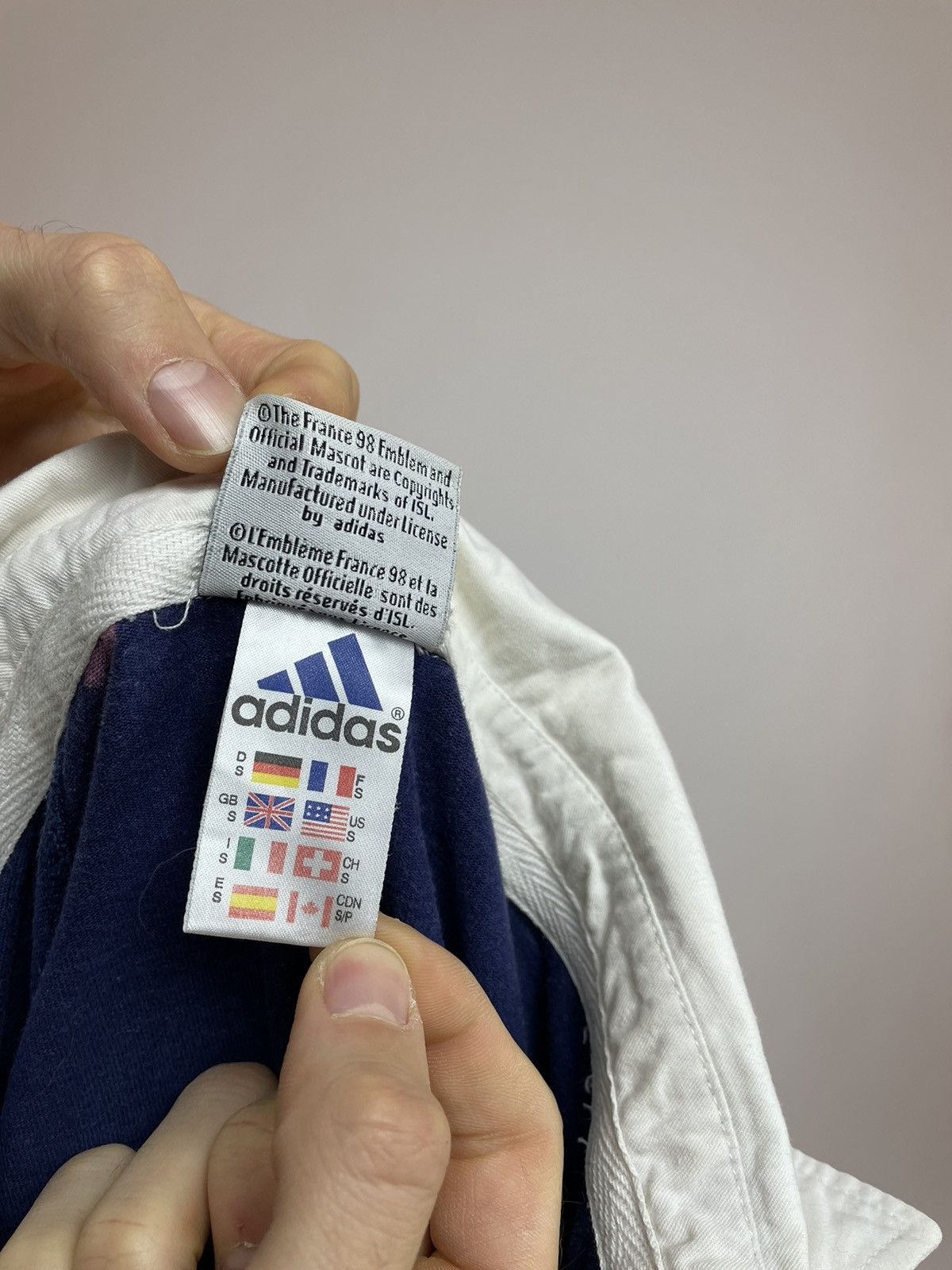 Adidas × Vintage Vintage Adidas Soccers France Coupe Du Monde 1998 Polo Size US S / EU 44-46 / 1 - 7 Thumbnail