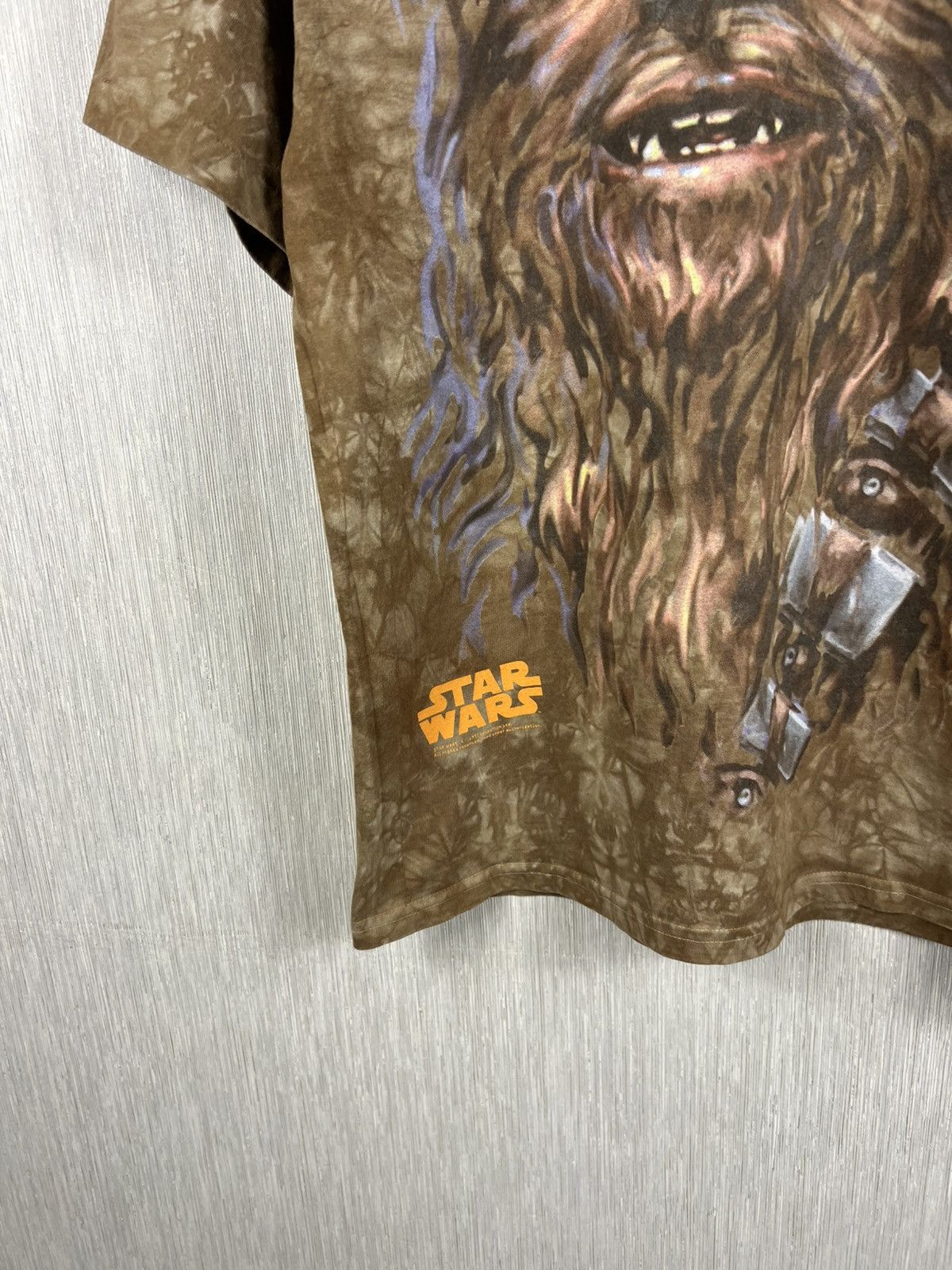 Liquid Blue Vintage 90s Liquid Blue Star Wars Chewbacca tie dye t-shirt Size US L / EU 52-54 / 3 - 7 Thumbnail