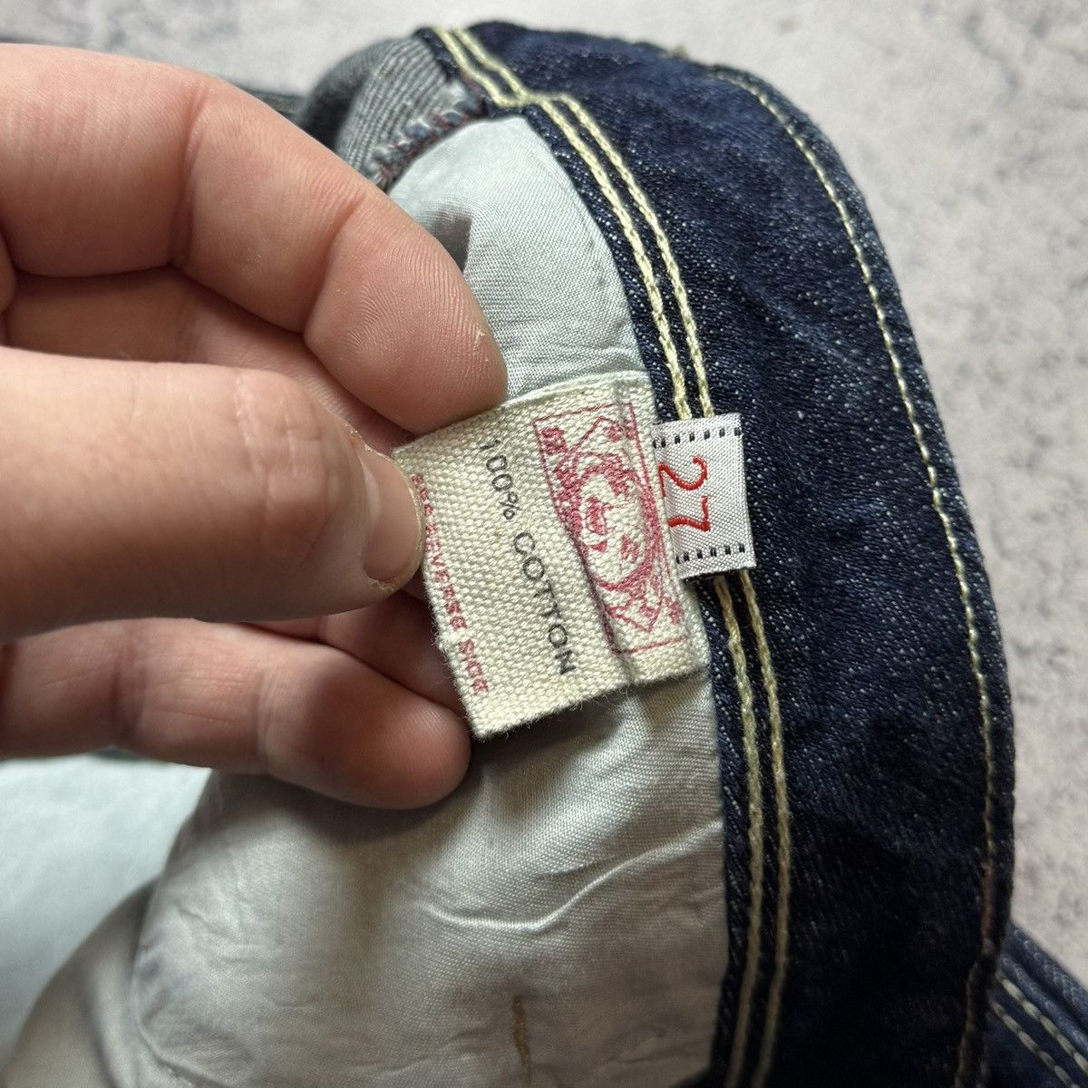 Evisu Vintage Evisu Rare Jeans Size 27" / US 4 / IT 40 - 8 Thumbnail