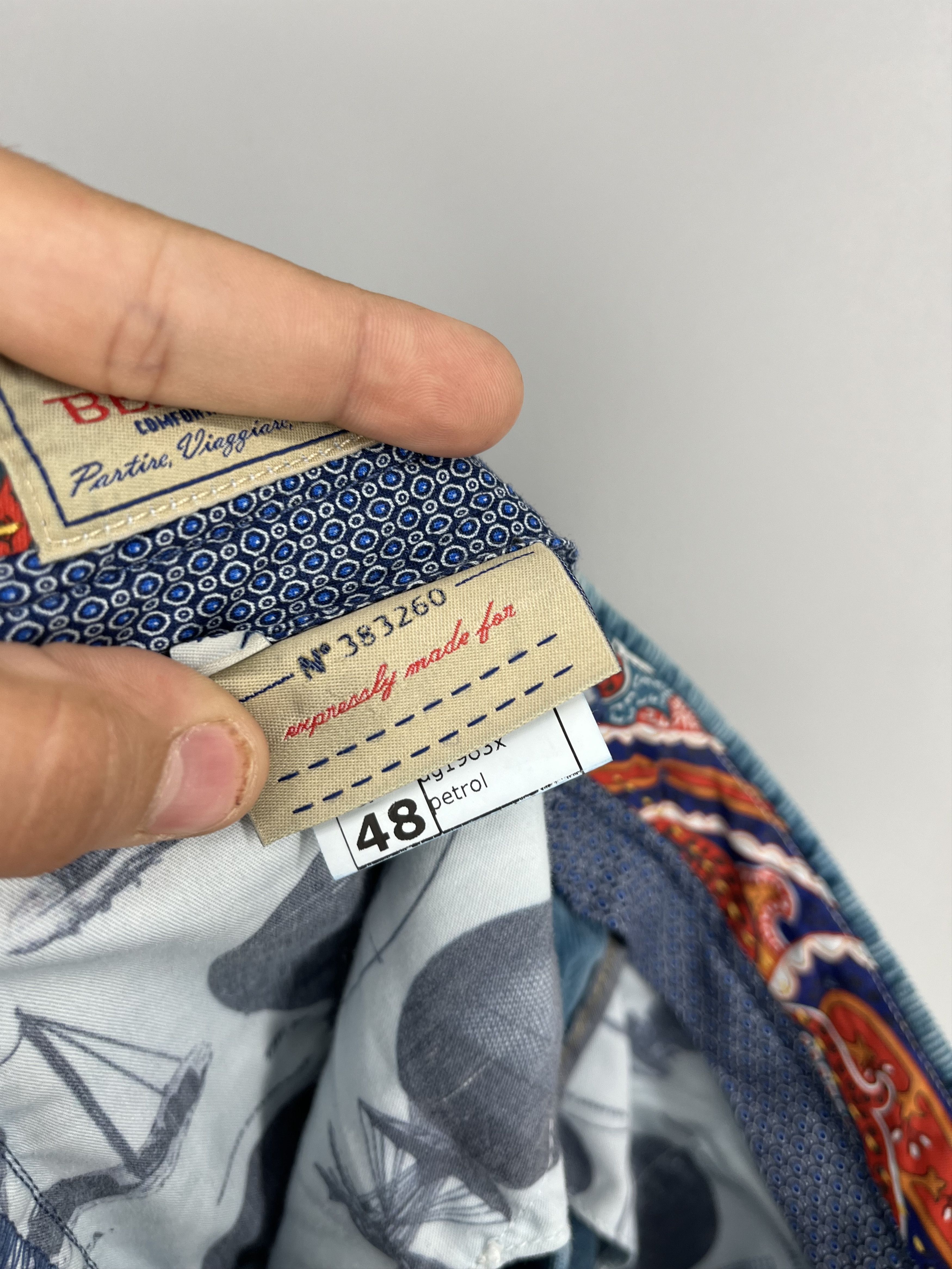 Berwick 1707 Vintage Beriz Vilvet Pants BERWICH Made In Italy Size US 32 / EU 48 - 11 Thumbnail