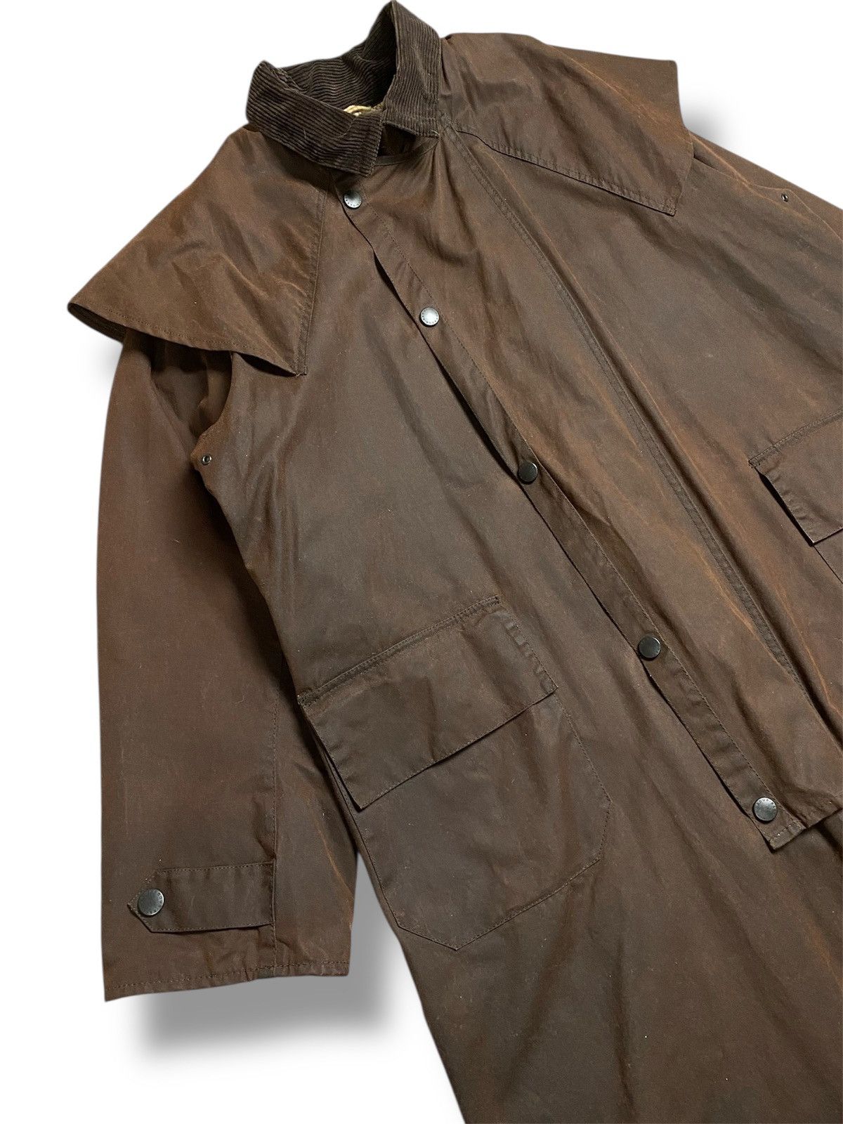 Barbour Barbour Stockman A1554 Long Waxed Riding Coat UK42 Size US L / EU 52-54 / 3 - 6 Thumbnail