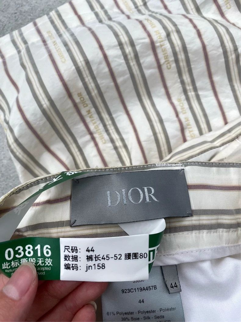 Dior Dior Striped shorts 2503-Nextarrow Size US 28 / EU 44 - 3 Thumbnail