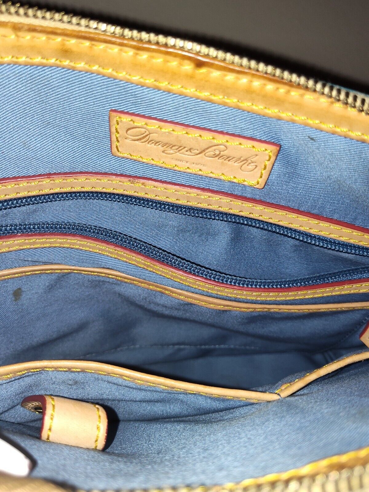 Dooney & Bourke Dooney and Bourke Darcy Turquoise Patent Leather Satchel Size ONE SIZE - 5 Thumbnail