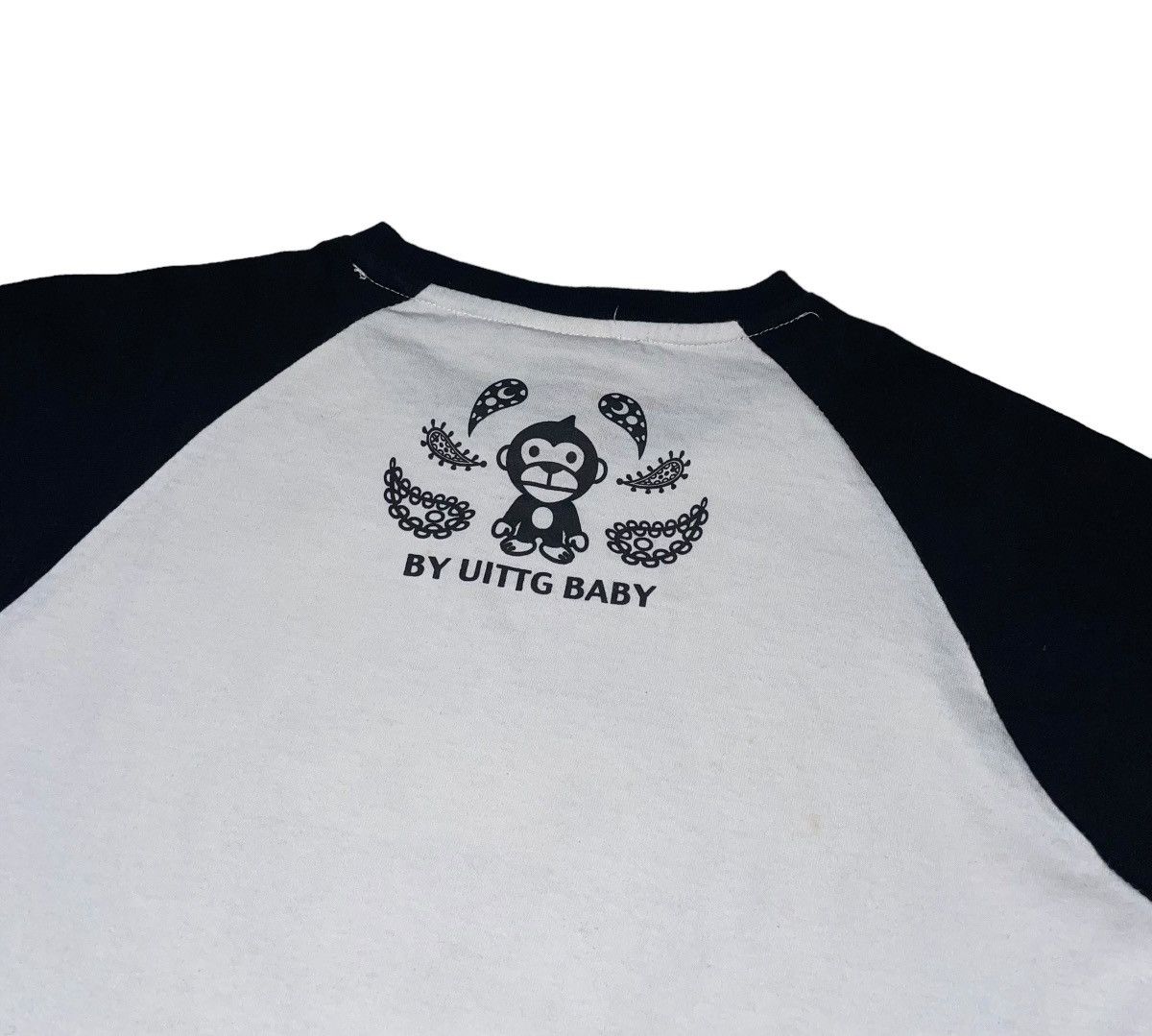 Japanese Brand UITTG Baby Ape Raglan 3q Tshirt Size US M / EU 48-50 / 2 - 4 Thumbnail
