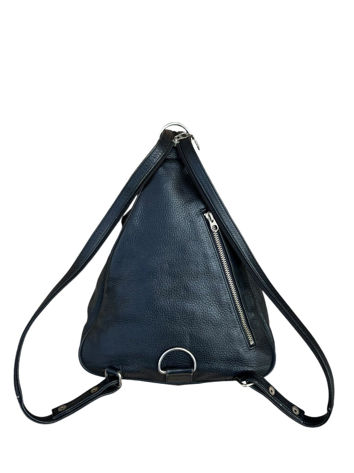 Leather Vintage RAVIR Tokyo Patina Leather Multi Way Backpack Bag Size ONE SIZE - 12 Thumbnail