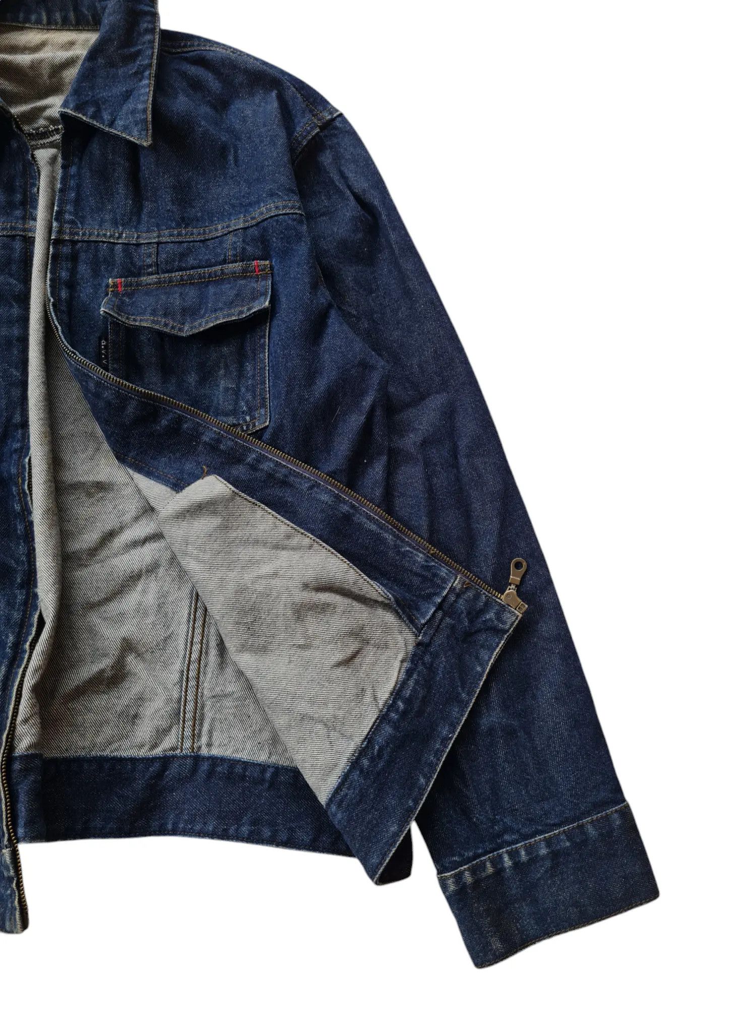 Vintage A.V.V Homme Denim Jacket Size US L / EU 52-54 / 3 - 5 Thumbnail