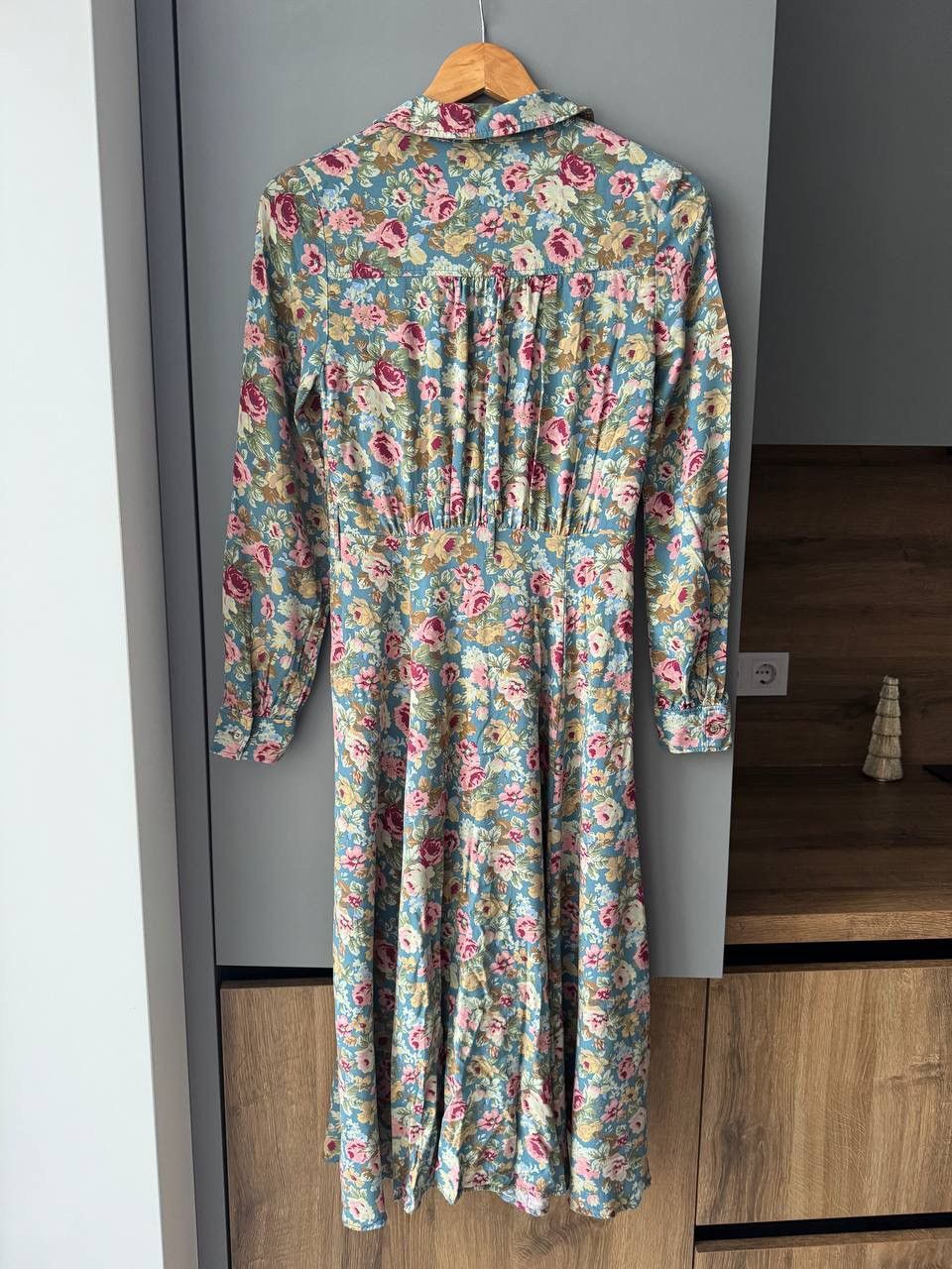 Sezane Sezane Paris Floral Pattern Belted Multicolor Maxi Dress Size XS / US 0-2 / IT 36-38 - 2 Thumbnail