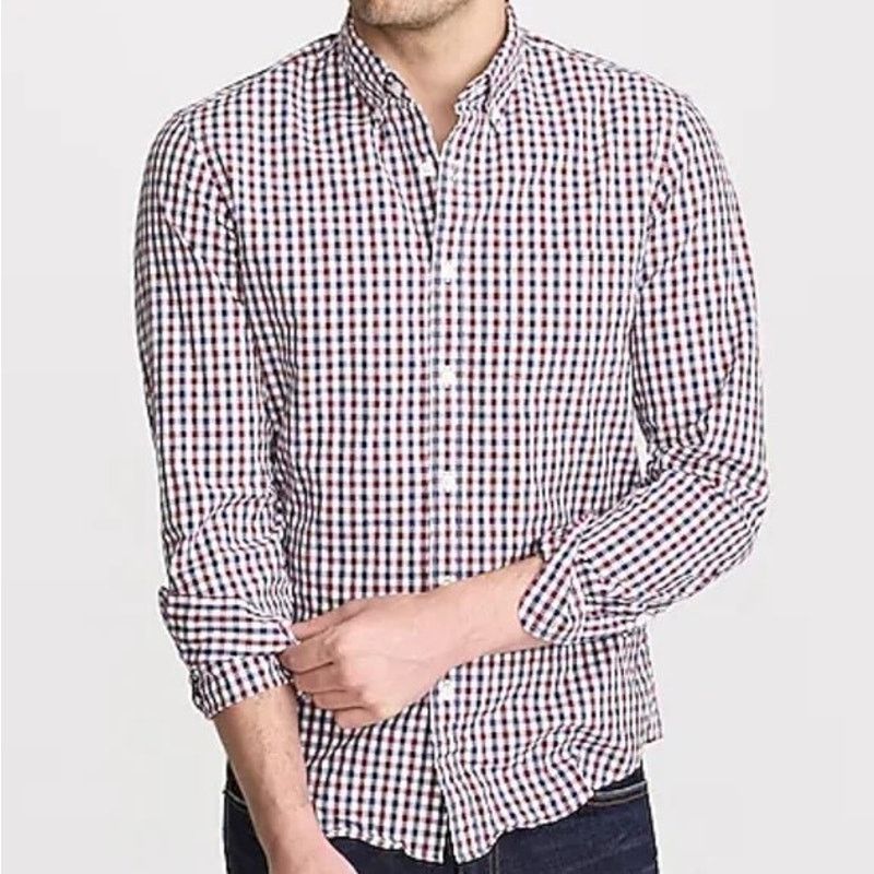 J.Crew J. Crew Shirt Men L Gingham Check Long Sleeve Button Down Size US L / EU 52-54 / 3 - 2 Thumbnail