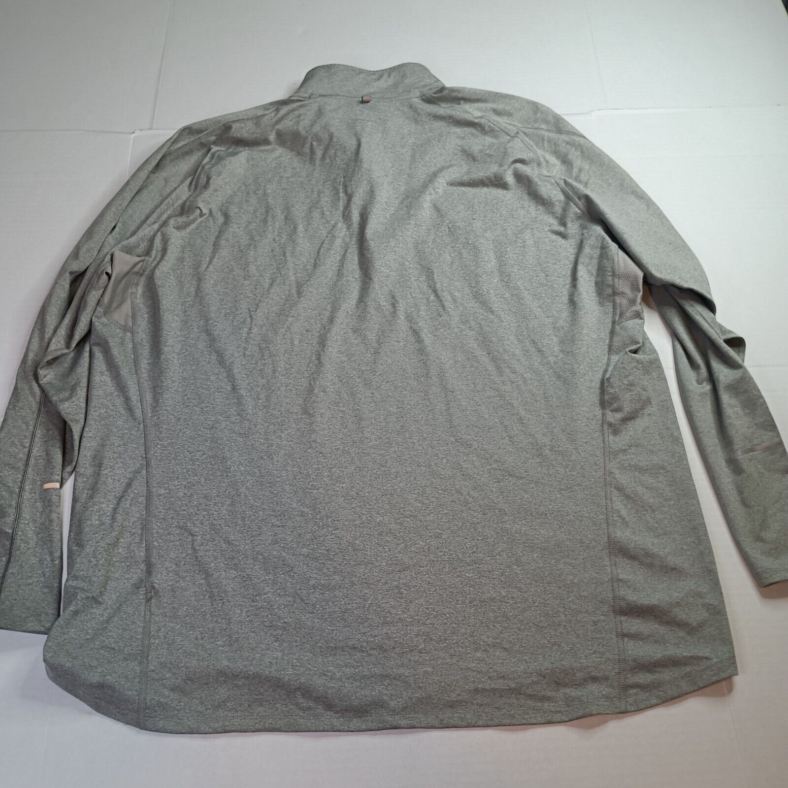 Nike Nike Running 1/4 Zip Pullover Shirt Men's 2XL Gray Dri-Fit Size US XXL / EU 58 / 5 - 8 Thumbnail