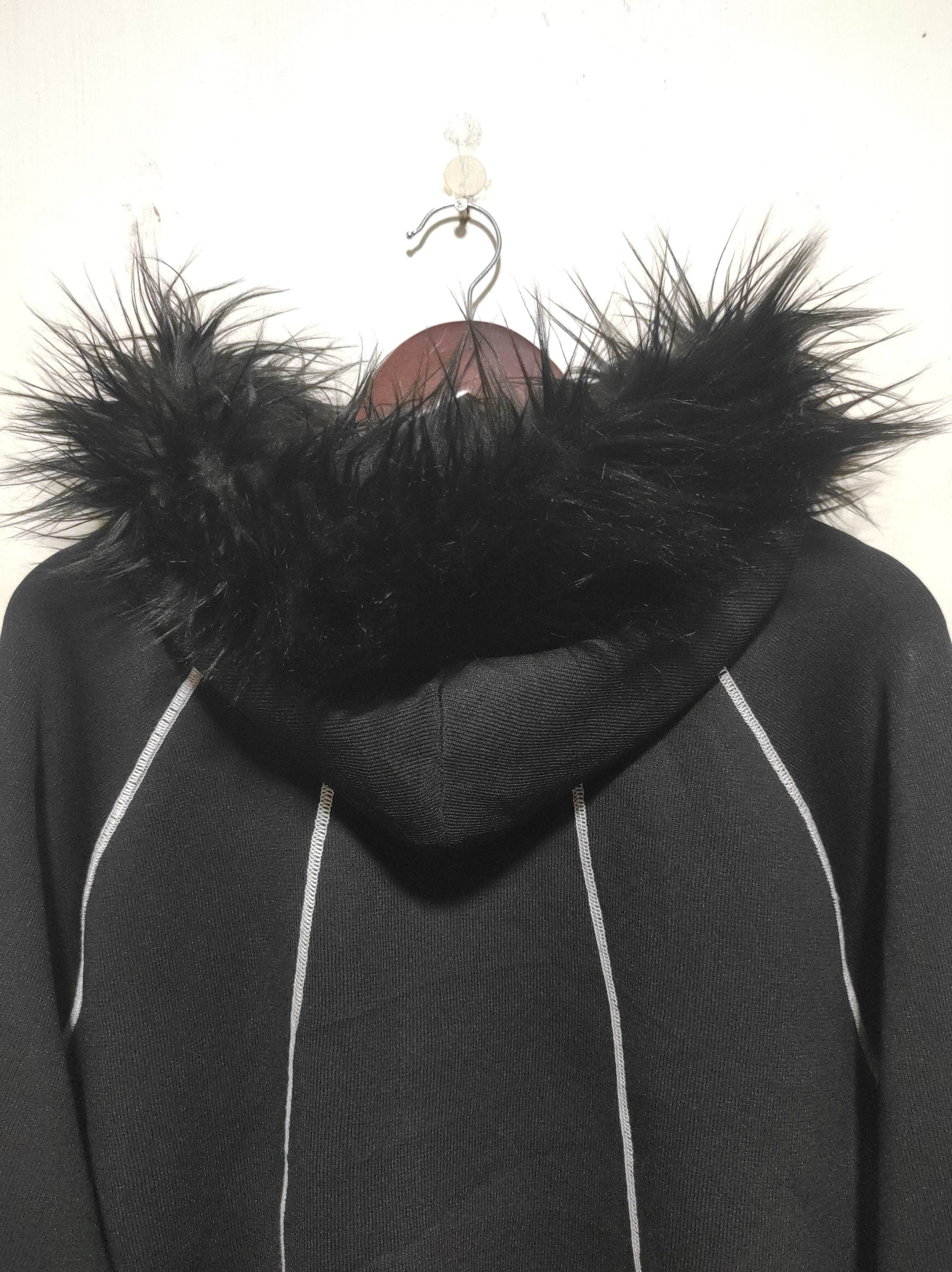If Six Was Nine Aletk black Fur Hoodie LGB IfSixWasNine style Size US M / EU 48-50 / 2 - 11 Thumbnail