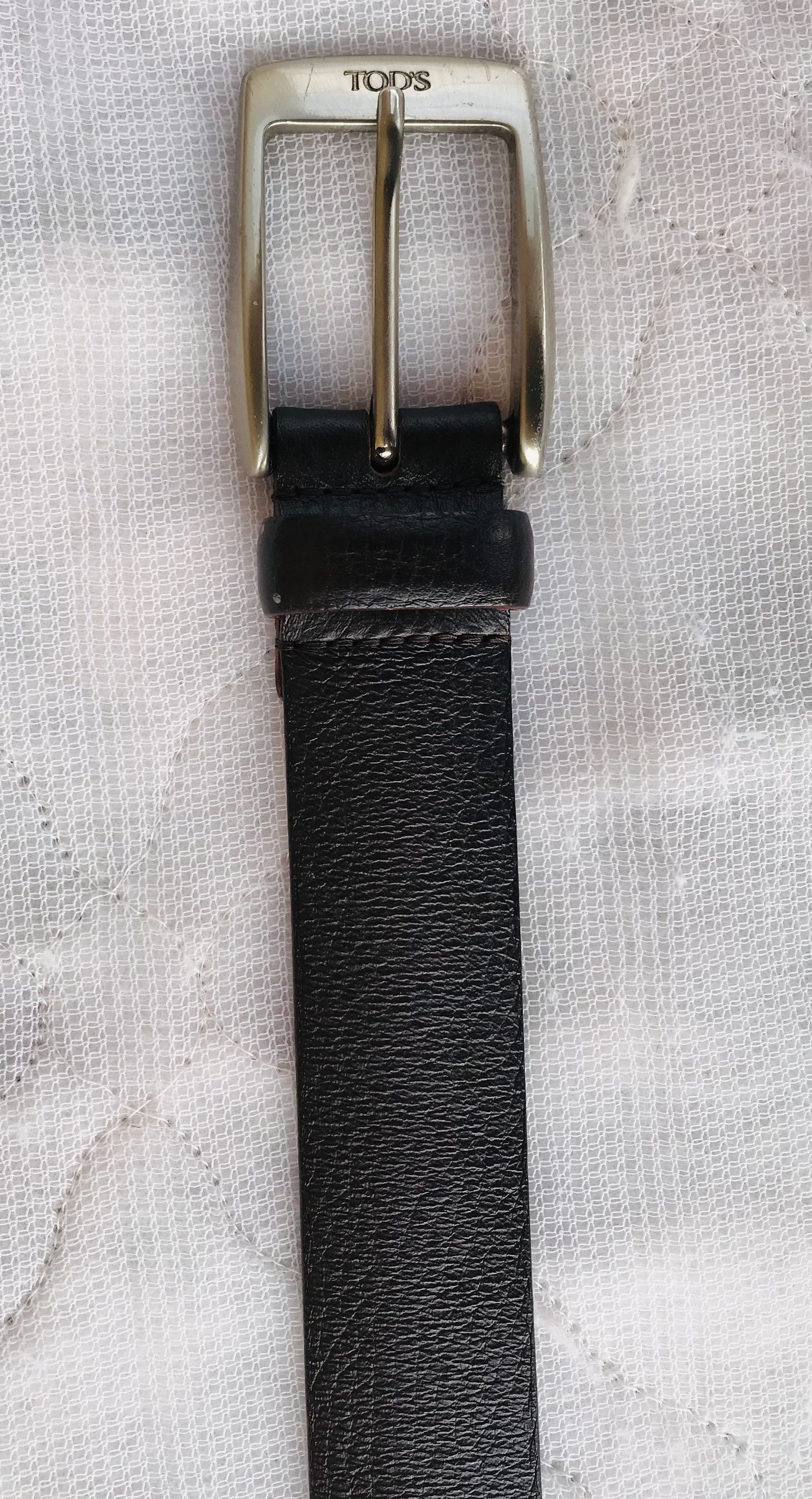 Tod's Tod's Buckled Belt Dark Brown Genuine Leather 110 cm BA14 Size ONE SIZE - 3 Thumbnail