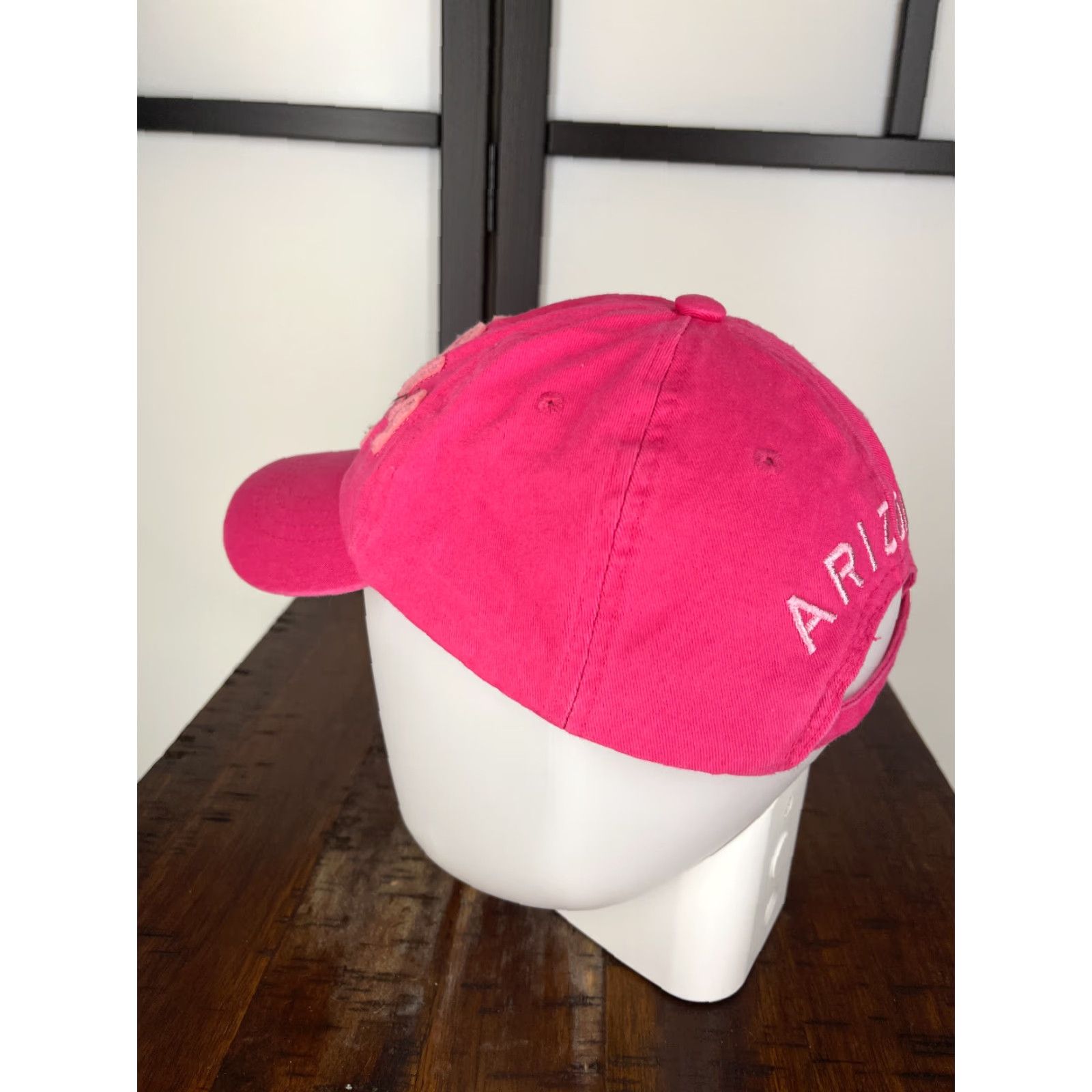 Vintage Arizona Est 1912 Hat Strap Back Adult One Size Pink Embroidered 100% Acrylic Banana Expression Snapback Size ONE SIZE - 5 Thumbnail