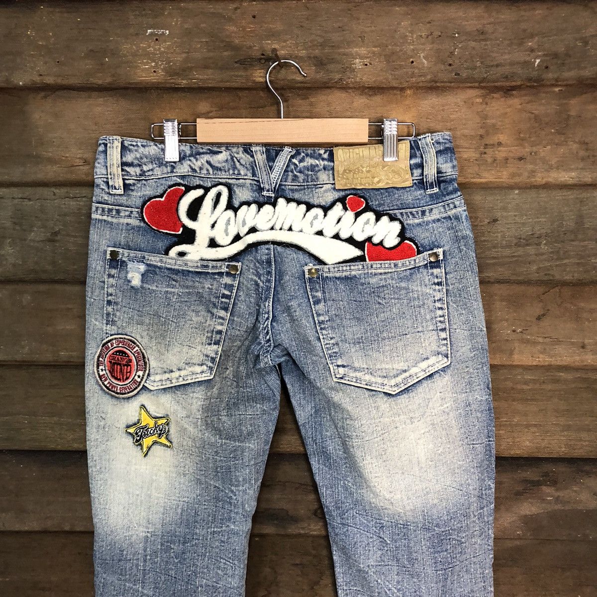 Japanese Brand Vintage Standard distressed ripped Blue Denim Pants #7381 Size 28" / US 6 / IT 42 - 13 Thumbnail