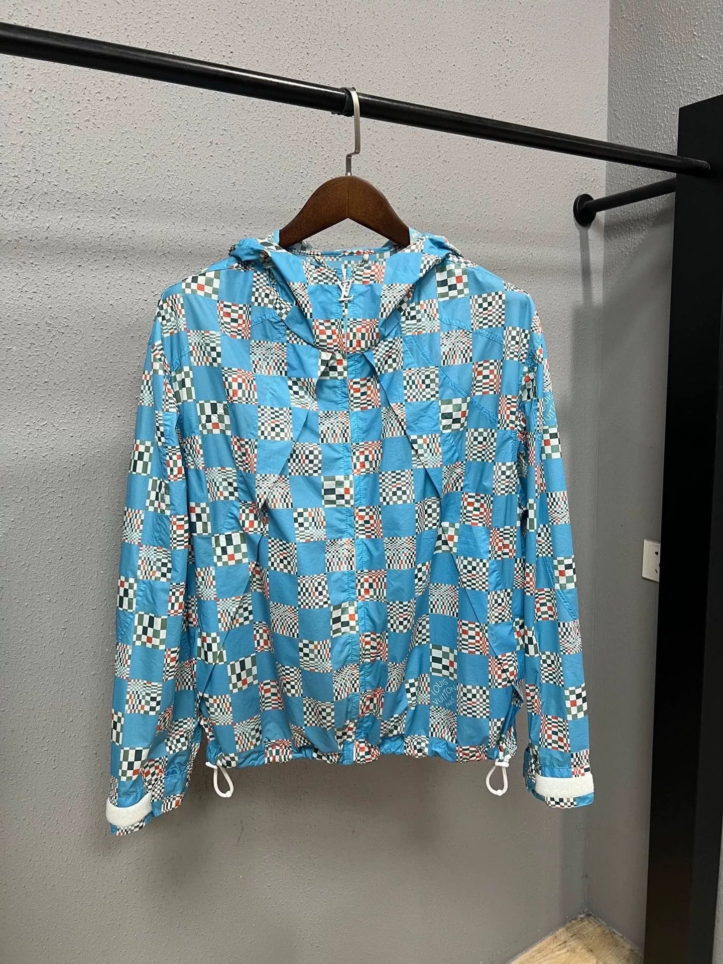 Louis Vuitton LV Blue Checkered Jacket Size US S / EU 44-46 / 1 - 1 Thumbnail