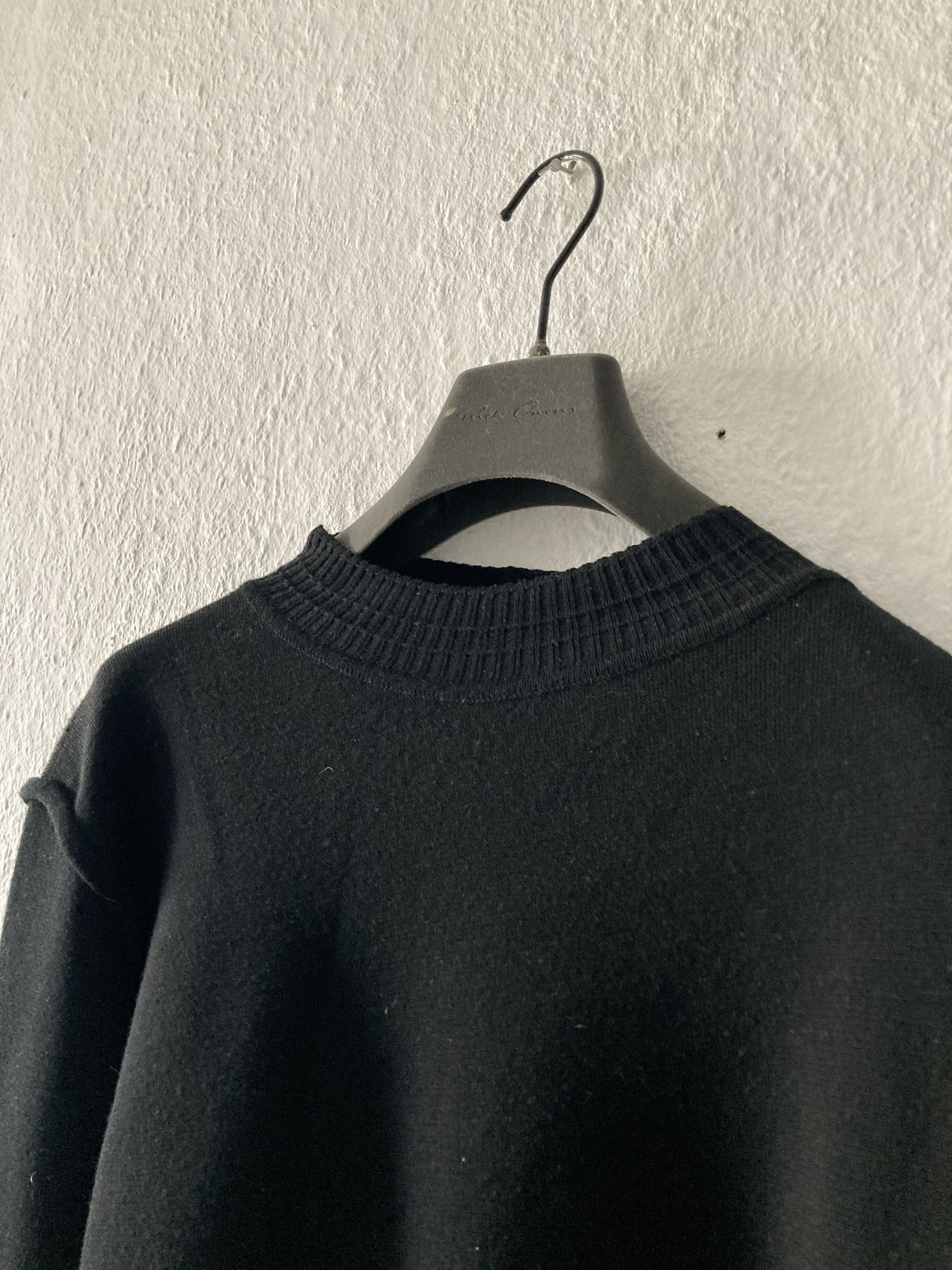 Rick Owens F/W 17 „GLITTER“ Black Subhuman Weakling Wool Knit L Size US L / EU 52-54 / 3 - 7 Thumbnail
