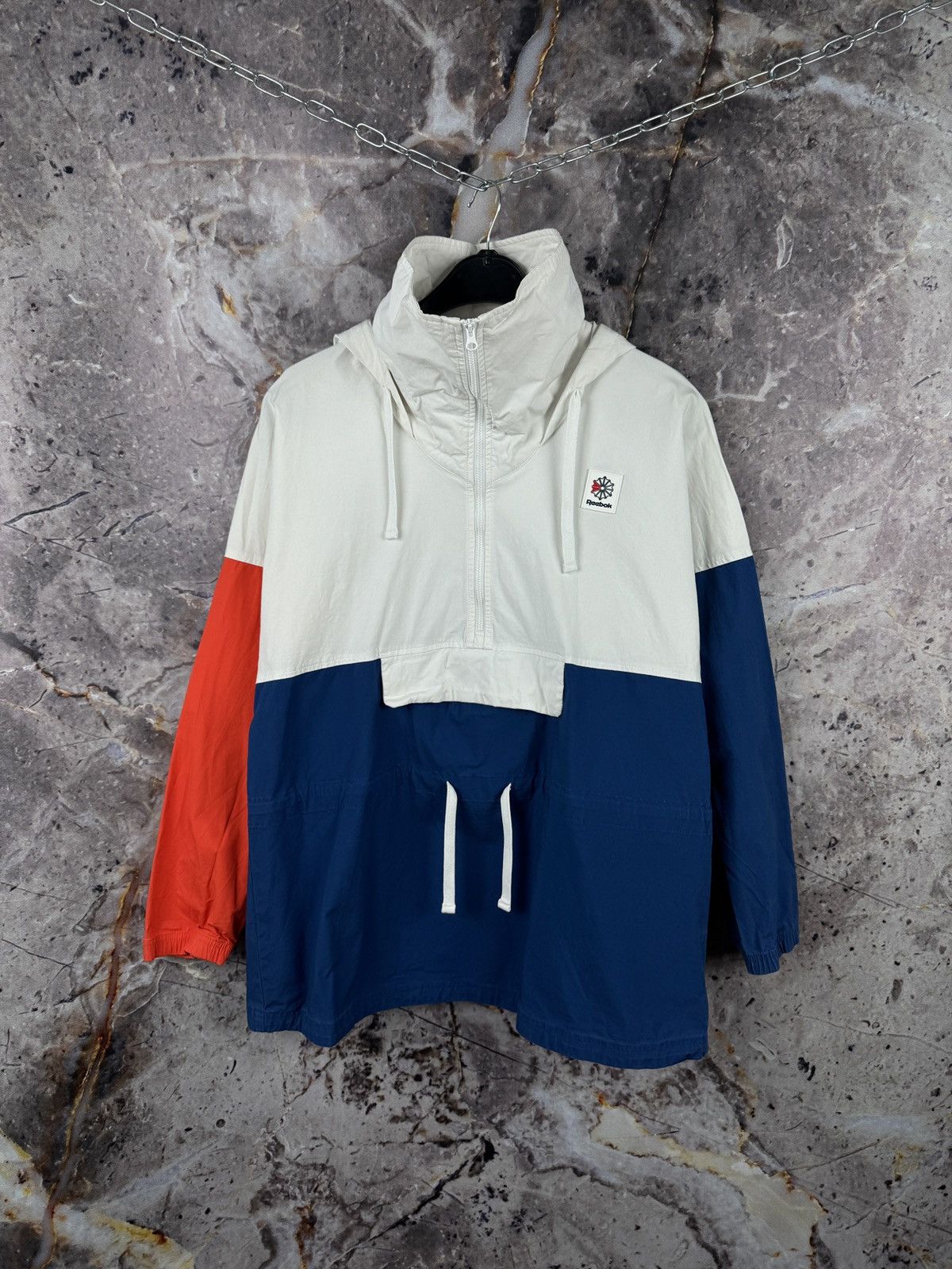 Reebok Men’s Reebok Colorblock Anorak Windbreaker Pullover Jacket Size US M / EU 48-50 / 2 - 1 Thumbnail