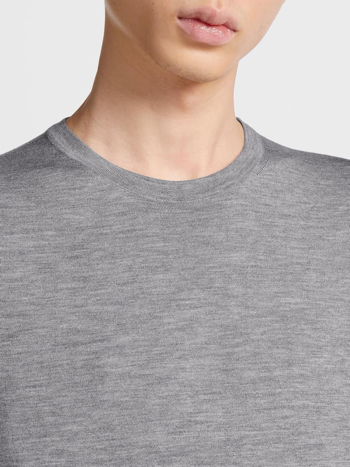 Ermenegildo Zegna o1s1rm0426 Crewneck Sweater in Grey Size US S / EU 44-46 / 1 - 2 Thumbnail