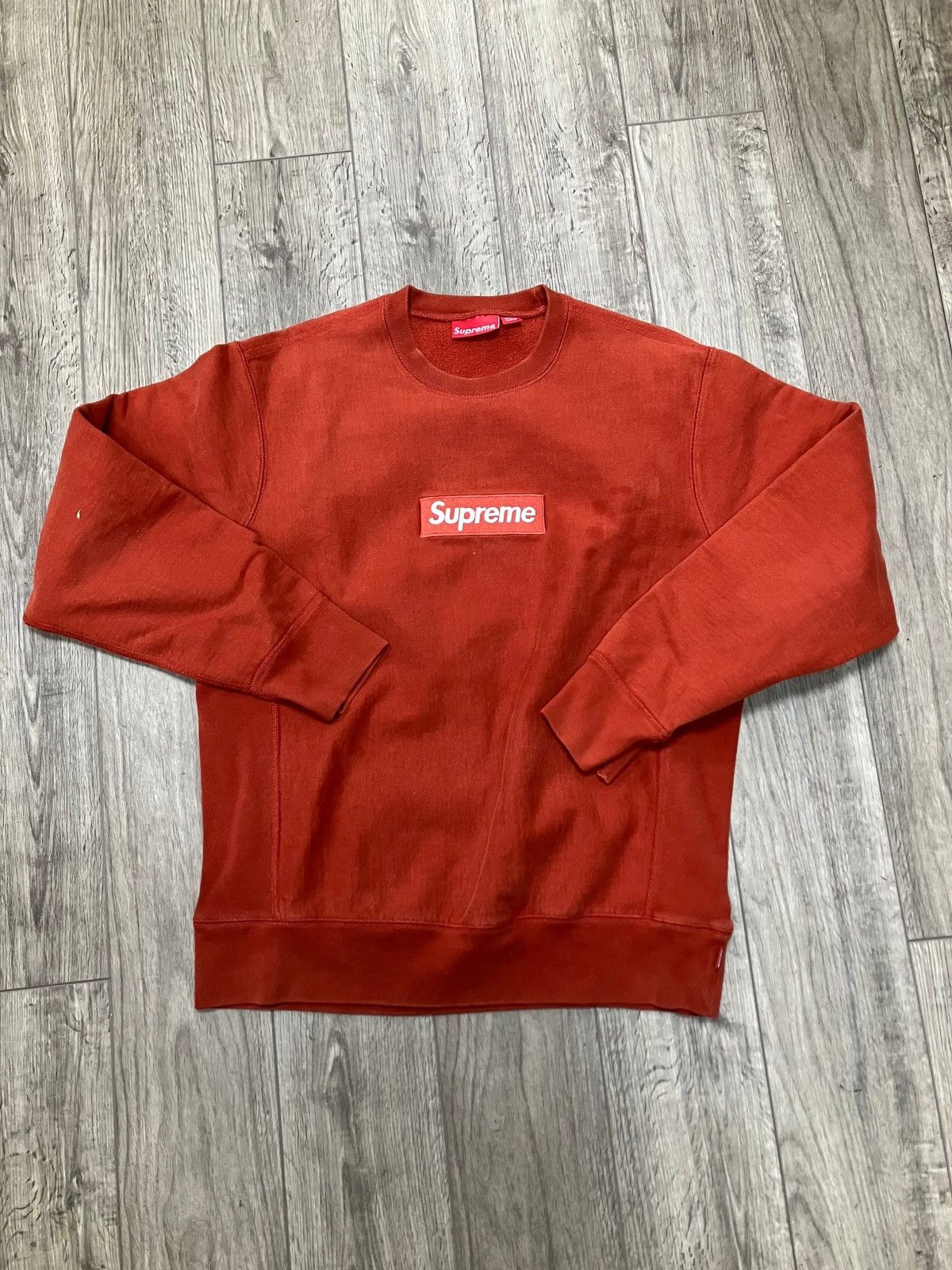 Supreme Box Logo Sweatshirt peach ピーチ Supreme Box Logo Hoodie Fw16 Peach Size XL AUTHENTIC | eBay