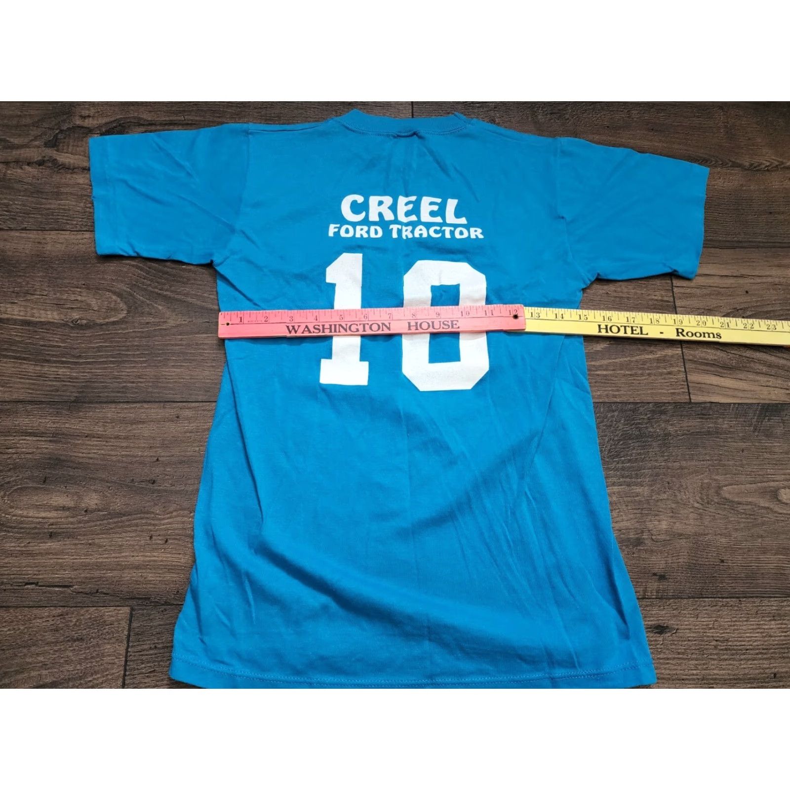 Jerzees VINTAGE Jerzees Baseball T Shirt S Mens Blue Double-Sided 1980s 70s 80s 90s Vintage Unisex Adults Cotton Blend Short Sleeve Size US S / EU 44-46 / 1 - 2 Thumbnail