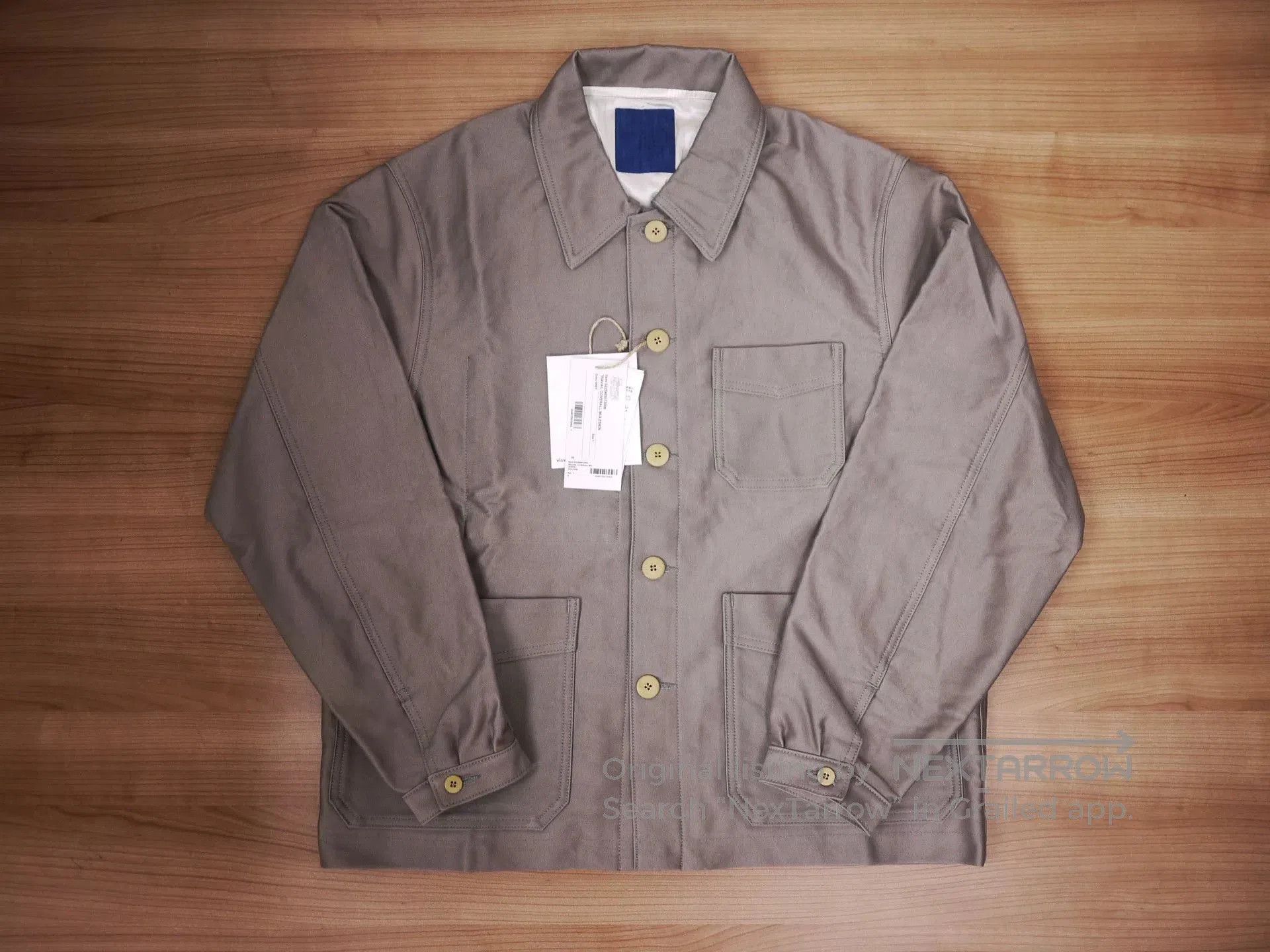 Visvim VISVIM TRAVAIL COVERALL MOLESKIN GREY. Size US S / EU 44-46 / 1 - 2 Thumbnail