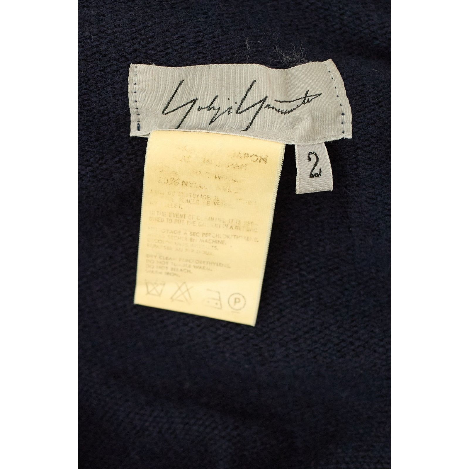 Yohji Yamamoto Blue Wool Sweater Vest Dress Size M / US 6-8 / IT 42-44 - 4 Thumbnail