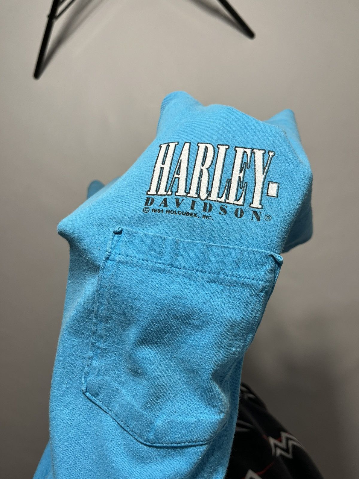 Harley Davidson Harley Davidson 1991 Single Stitch Pocket T-shirt Size US M / EU 48-50 / 2 - 3 Thumbnail