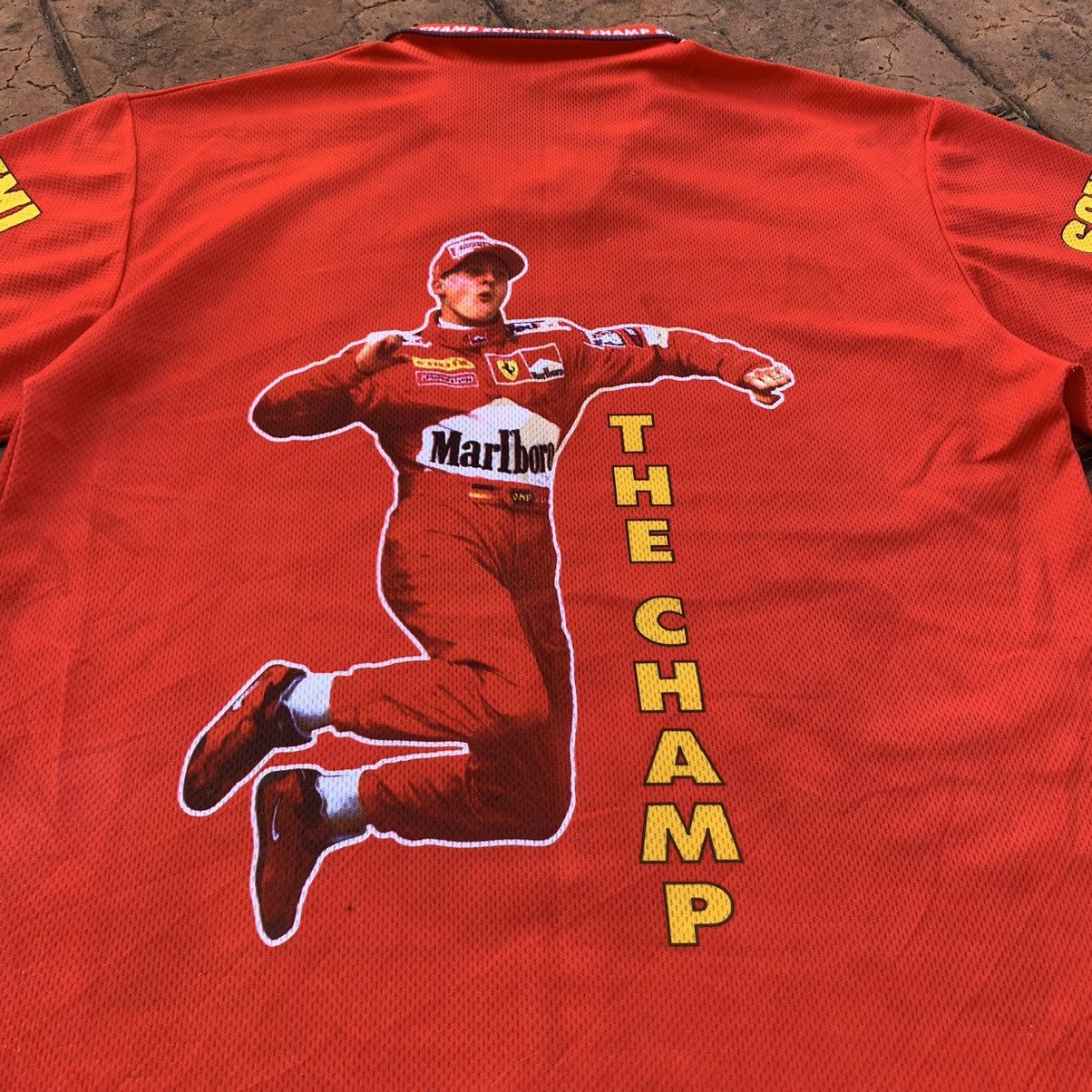 Ferrari Vintage formula one michael schumacher champions Jersey Size US XL / EU 56 / 4 - 11 Thumbnail