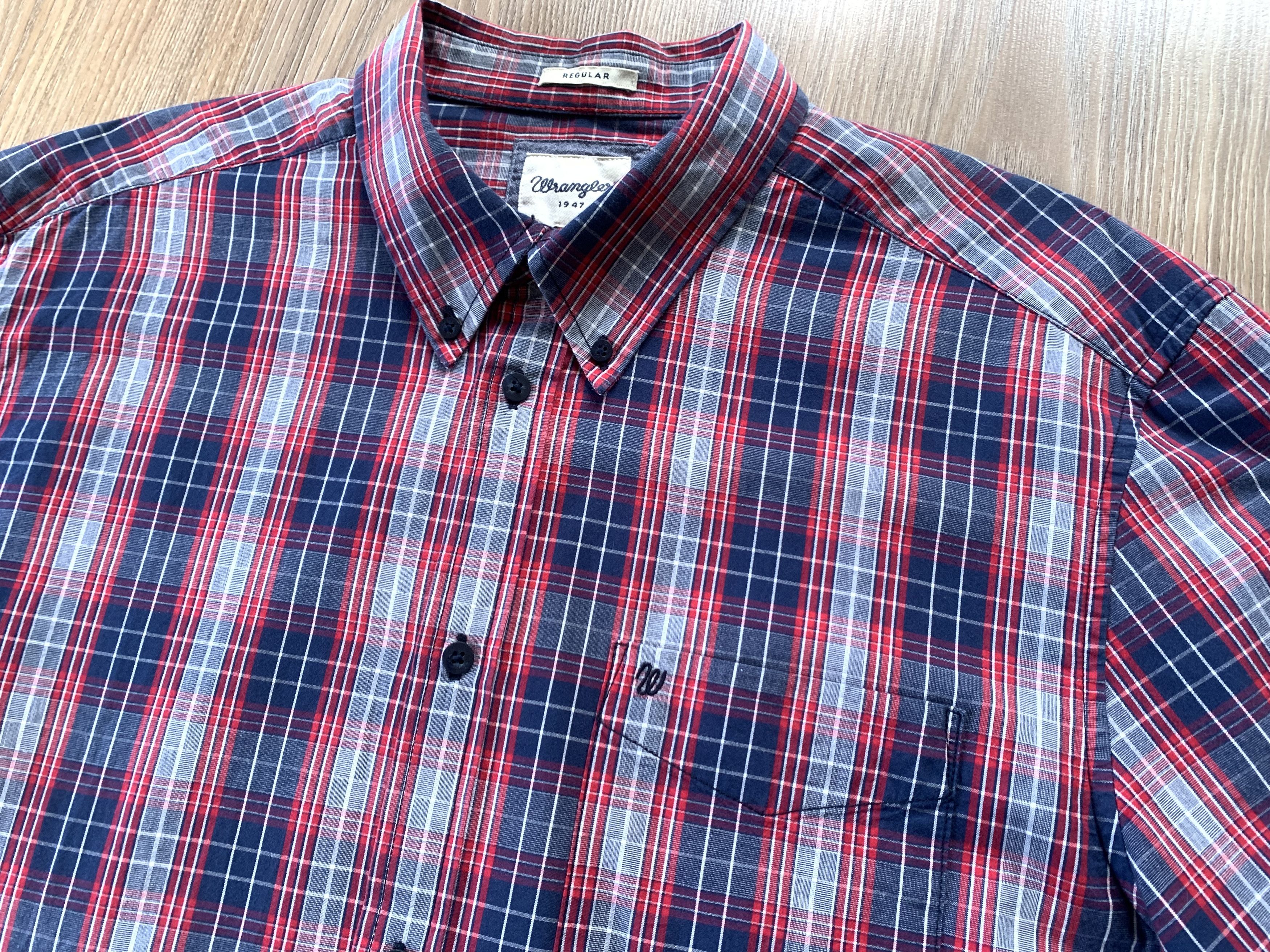 Wrangler Wrangler Plaid Cotton Long Sleeve Shirt Size US XL / EU 56 / 4 - 4 Thumbnail
