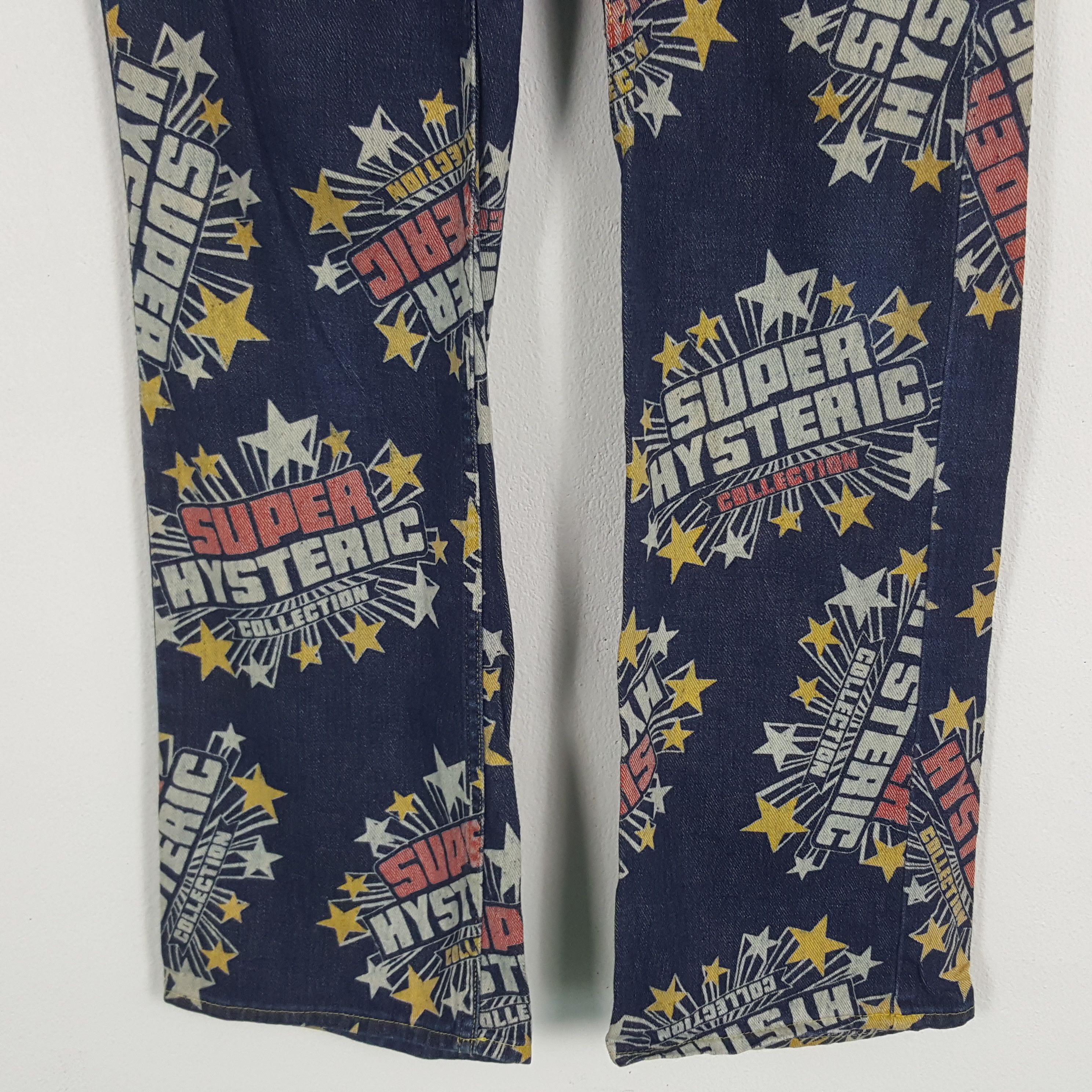 Hysteric Glamour × Japanese Brand × Vintage Vintage Hysteric Glamour Super Overprinted Denim Jeans Size US 29 - 3 Thumbnail