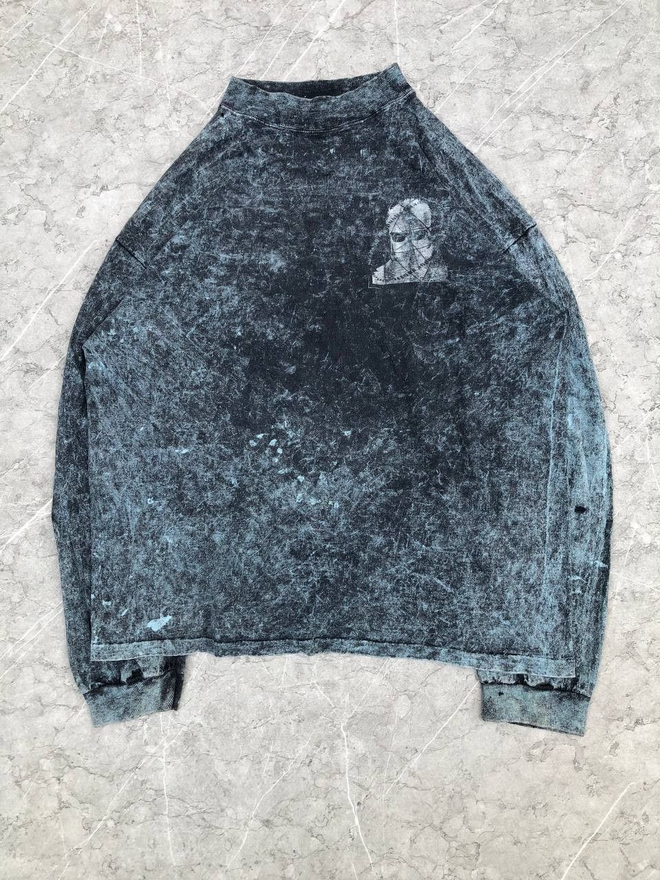 Vintage THRASHED Vintage Public Image Tye Dye Turtle NeckLongsleeve Size US L / EU 52-54 / 3 - 1 Thumbnail