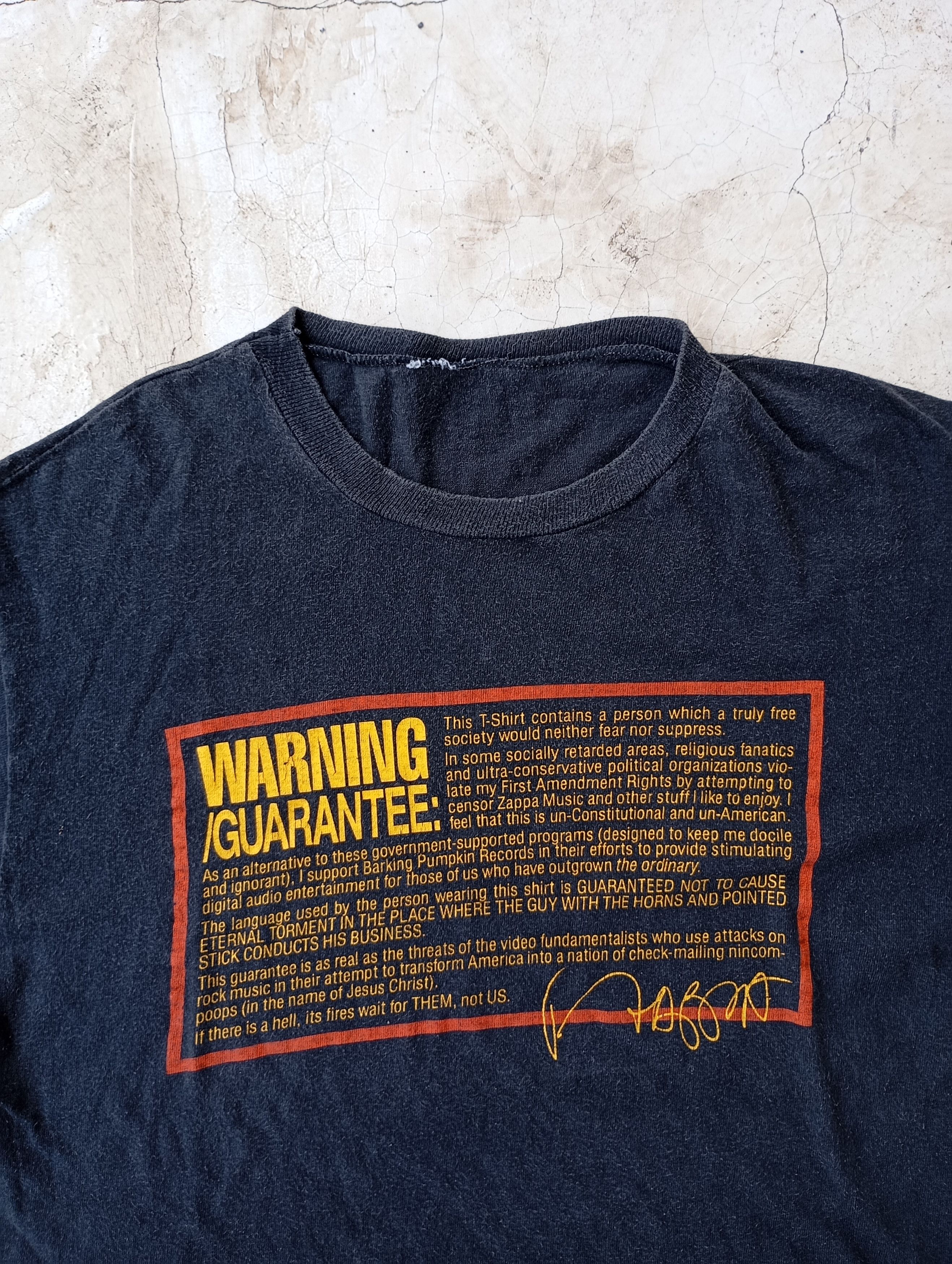 Vintage Vintage 1980s Frank Zappa T shirts Size US L / EU 52-54 / 3 - 2 Thumbnail
