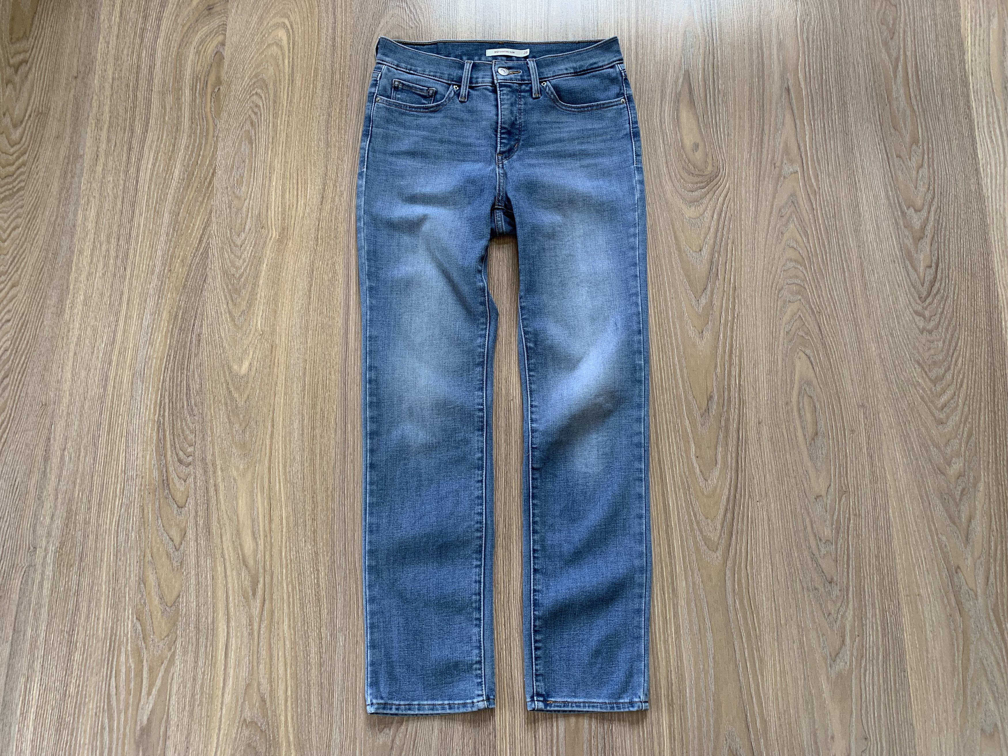 Levi's Levis 312 Shaping Slim Stretch Jeans Size 28" / US 6 / IT 42 - 2 Thumbnail