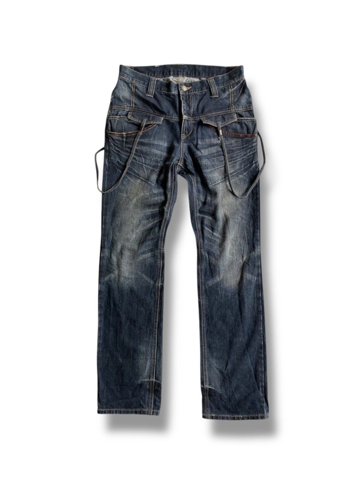 PPFM Bondage Y2K Denim Pants
