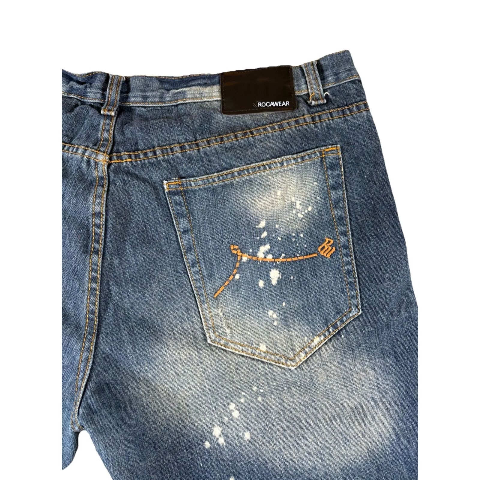 Rocawear Rocawear Jeans Mens 40x30 Blue Hip Hop Y2K Denim Acid Wash Baggy Streetwear Shirt? Size US 40 / EU 56 - 5 Thumbnail