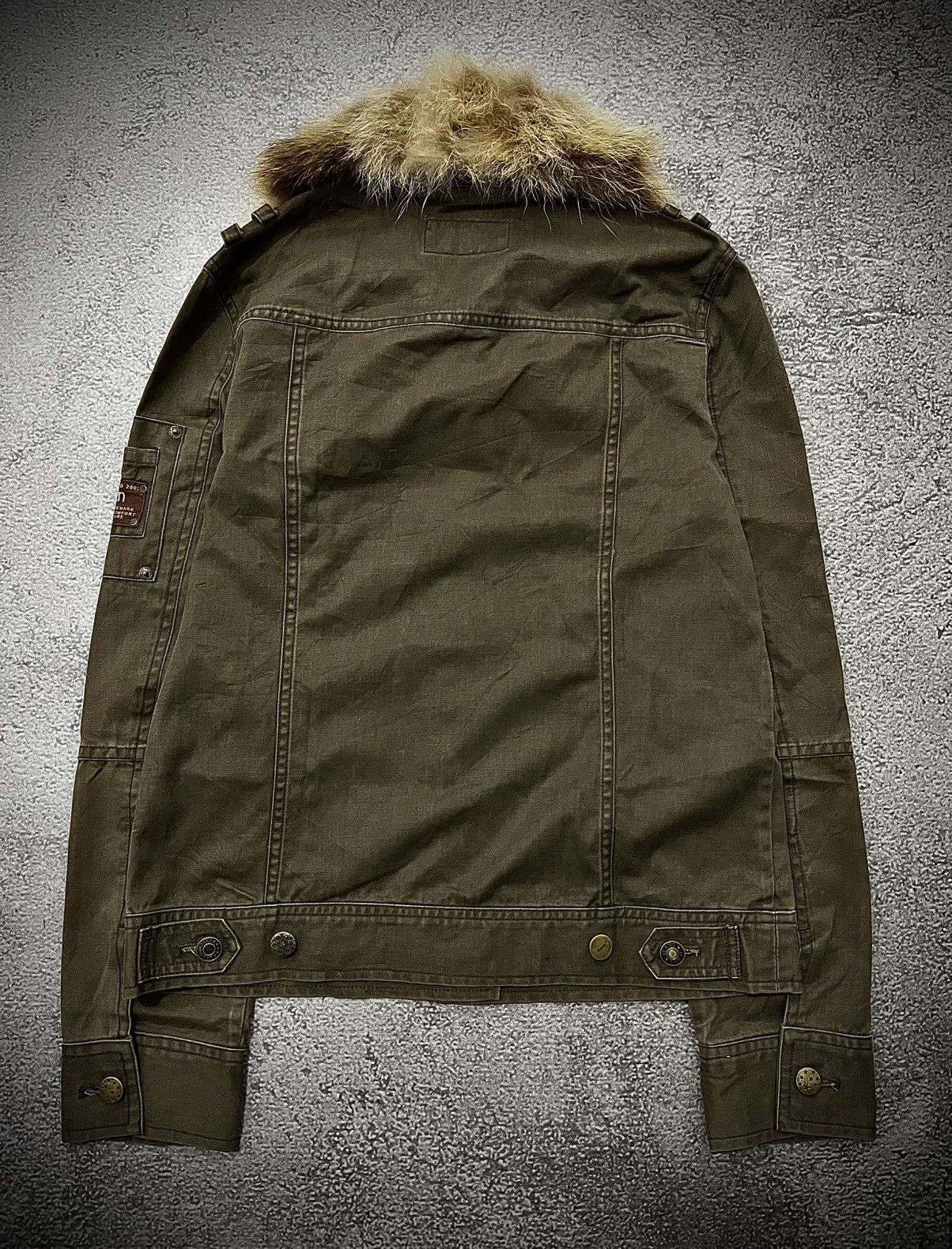 Japanese Brand 2000s HUM Humanism Faux Fur Denim Jacket LGB Style Size US M / EU 48-50 / 2 - 5 Thumbnail