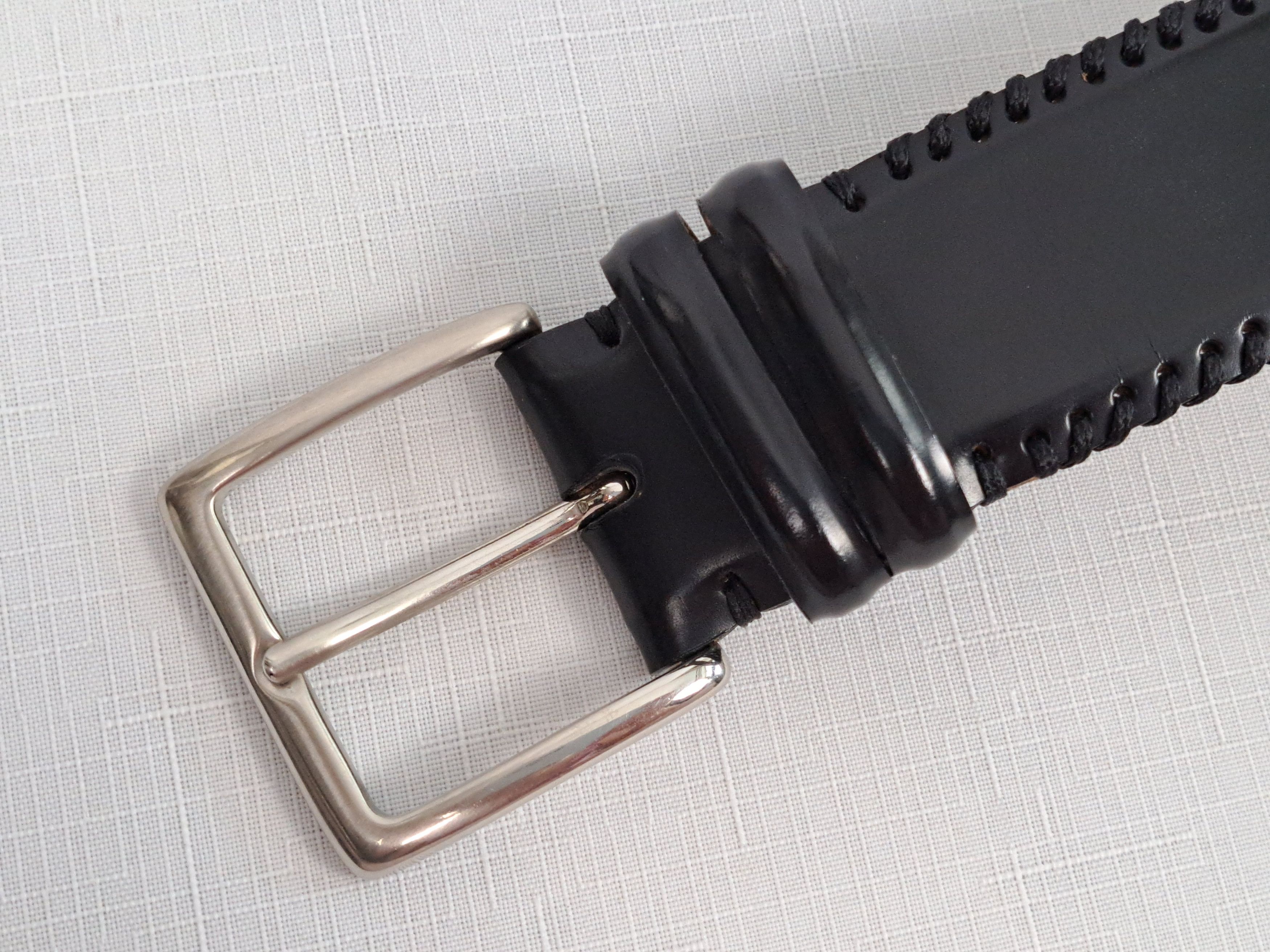 Handmade Giorgio Zoni Pelletterie leather belt. Made in Italy Size ONE SIZE - 10 Thumbnail