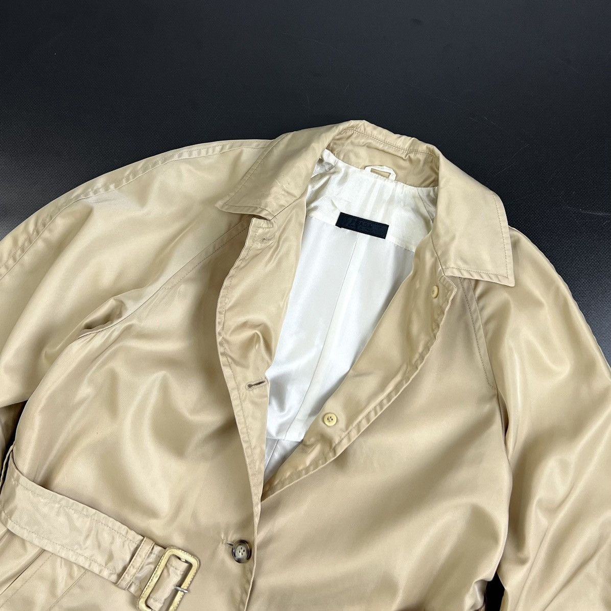 Prada × Vintage Rare Vintage Prada Woman Nylon Coat Jacket Size S / US 4 / IT 40 - 7 Thumbnail