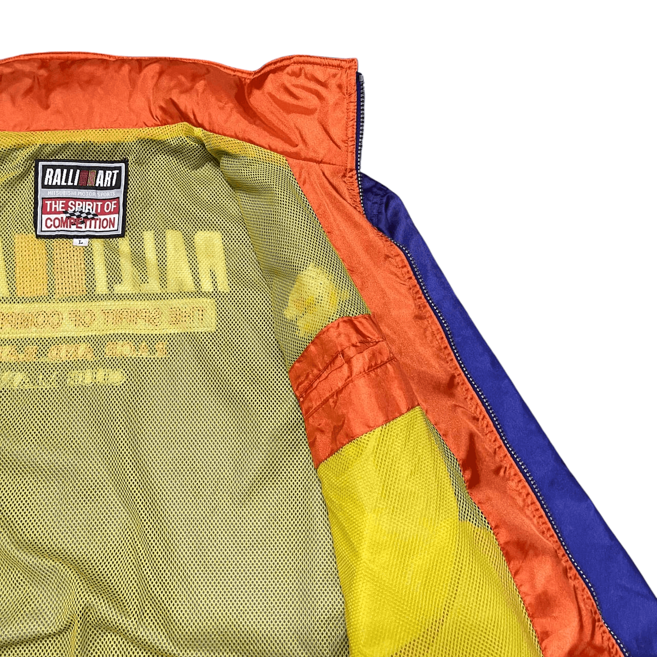 Japanese Brand Vintage Ralli Art Mitsubishi Motor Sport Racing Jacket Size US L / EU 52-54 / 3 - 14 Thumbnail