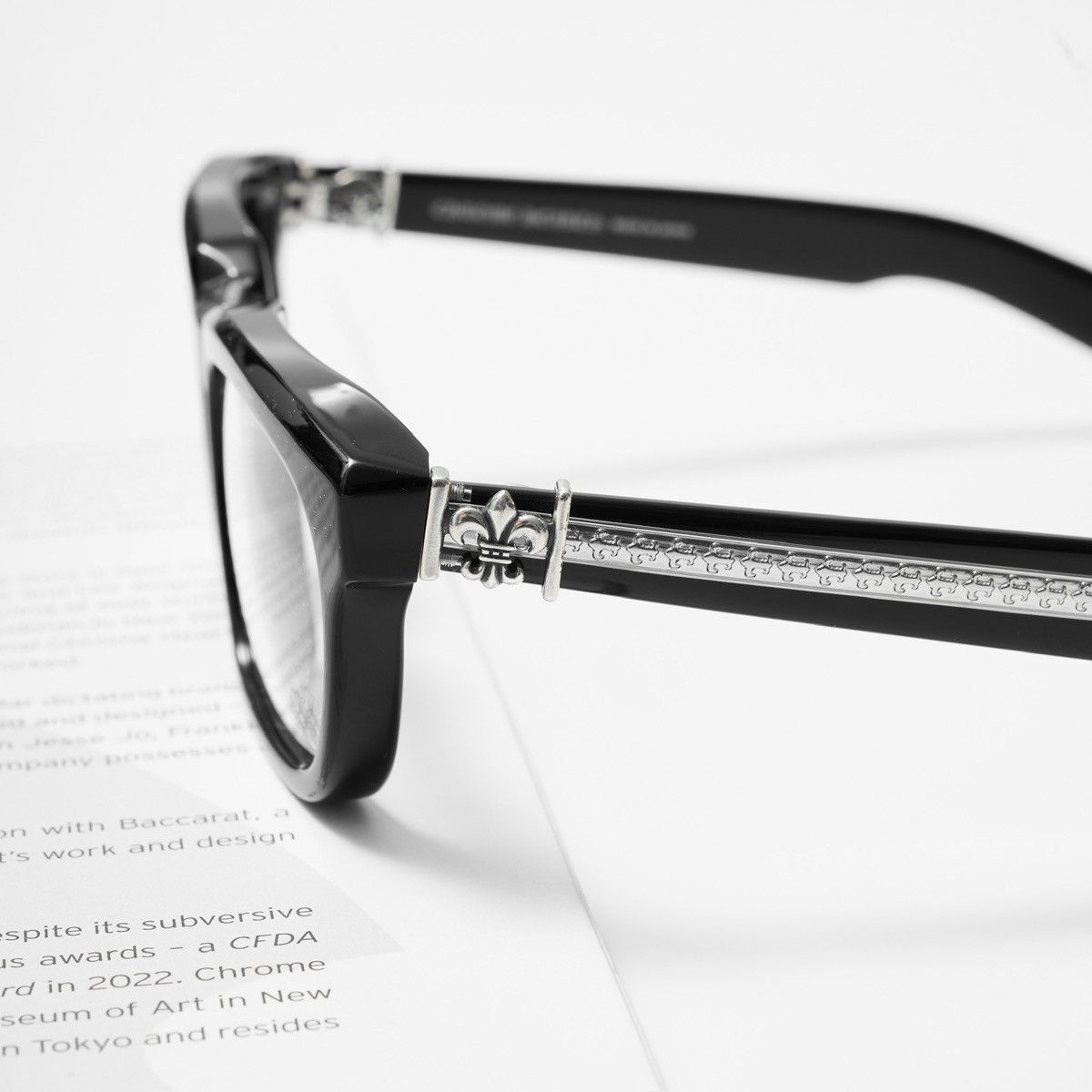 Chrome Hearts CHROME HEARTS SEE YOU IN TEA BLACK GLASSES Size ONE SIZE - 3 Thumbnail