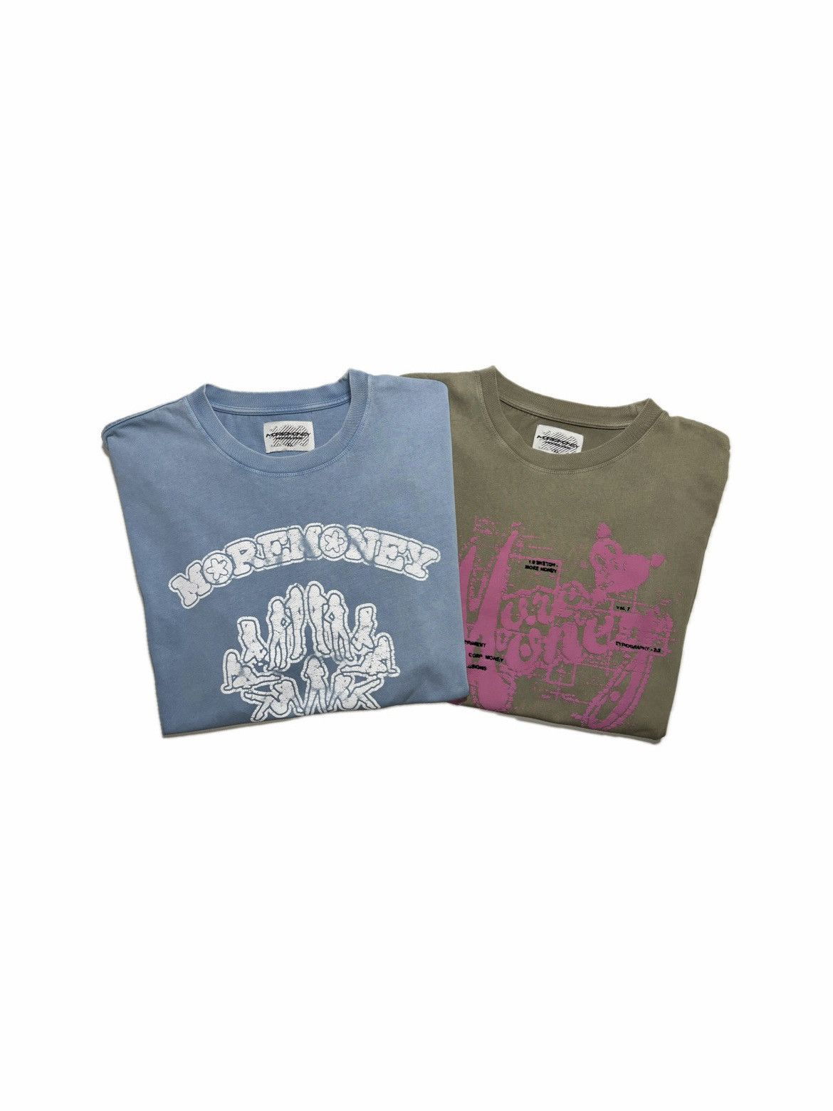 Japanese Brand More Money More Love boxy fit T-shirt Y2K Size US XL / EU 56 / 4 - 3 Thumbnail