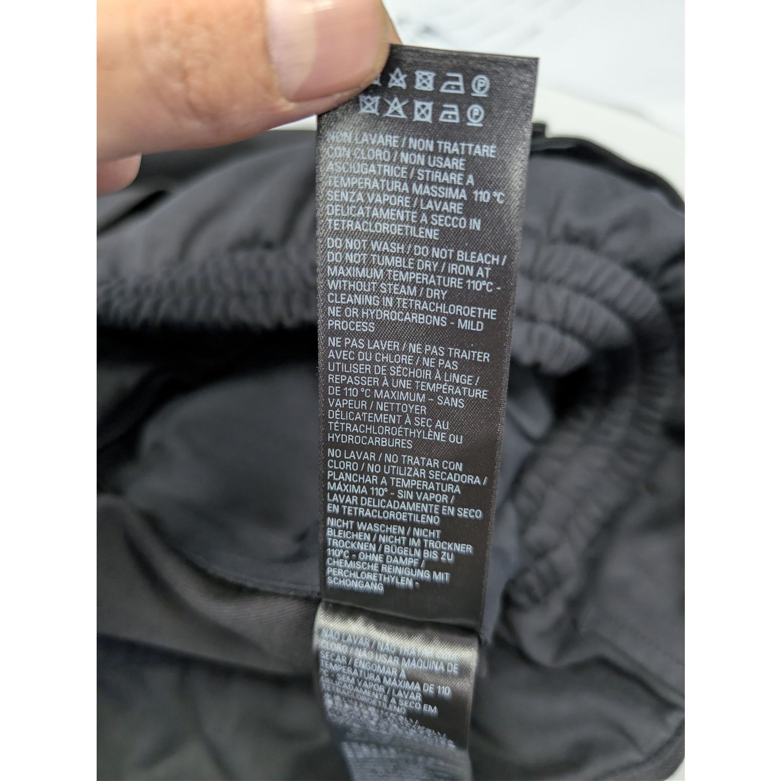 Balenciaga o1rshd1 Dry Wool Twill Hybrid Tailoring Pants in Black Size US 30 / EU 46 - 18 Thumbnail