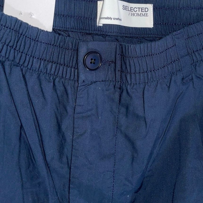 Selected Homme SLHLoose-Baron Shorts Sky Captain SZ Medium Nautical Coastal Size US 30 / EU 46 - 4 Thumbnail