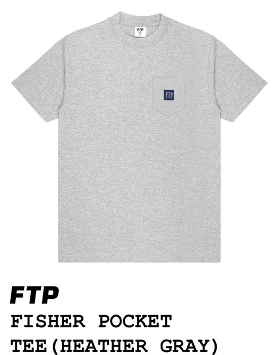 Fuck The Population FTP Fisher Pocket Tee (Grey) | Grailed