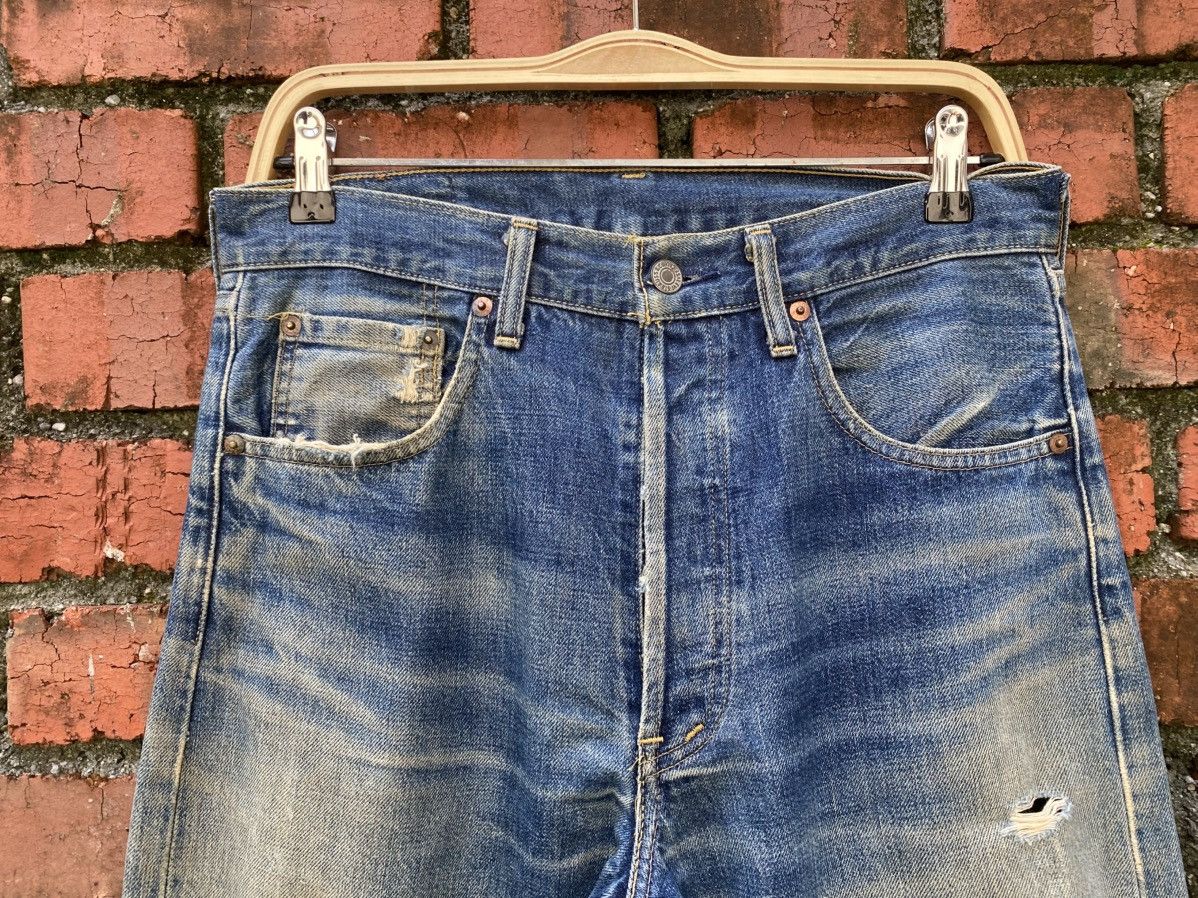 Levi's Vintage Clothing W31x33 Vintage levi's 503B redline big E distressed JAPAN Size US 31 - 3 Thumbnail