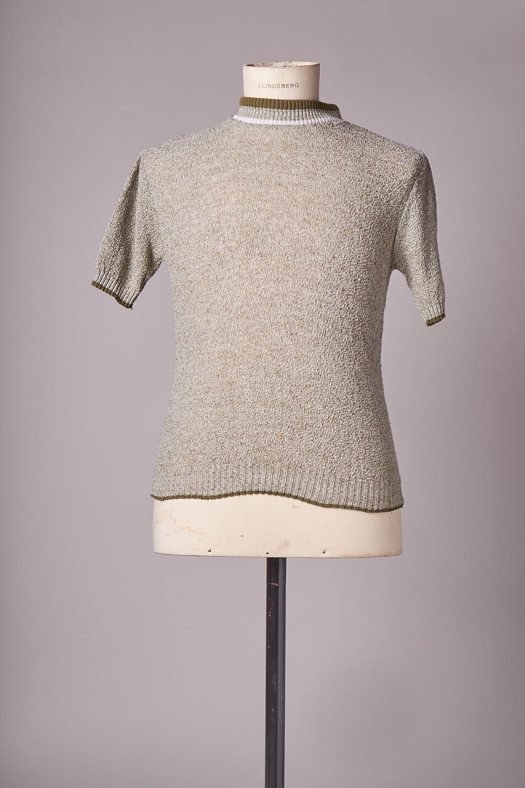 Vintage 1950s Loose Knit Green Short Sleeve Sweater Size US S / EU 44-46 / 1 - 1 Thumbnail