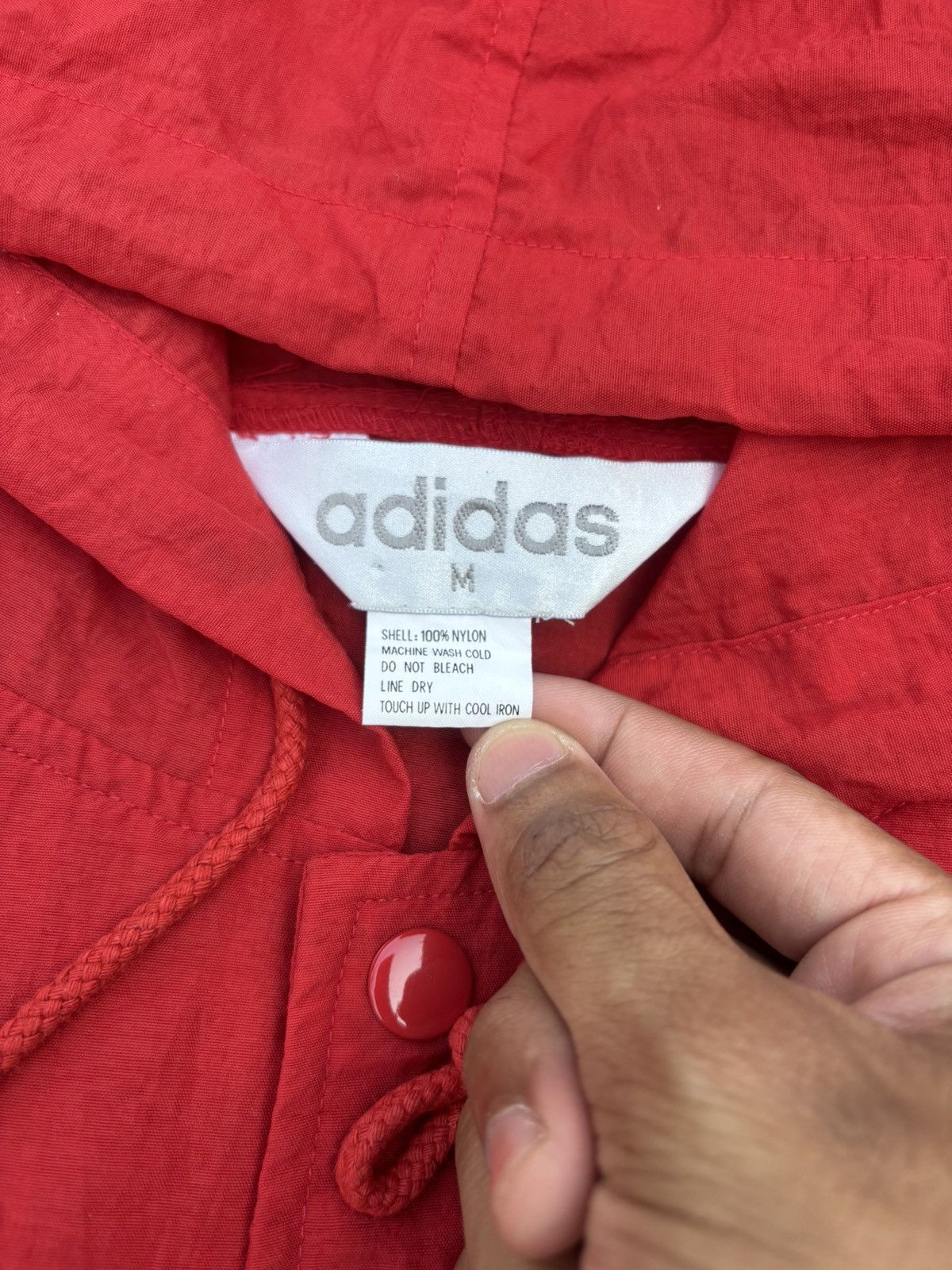 Adidas × Japanese Brand × Vintage 🔥ADIDAS BIG LOGO LONG JACKET HOODIES Size US L / EU 52-54 / 3 - 4 Thumbnail