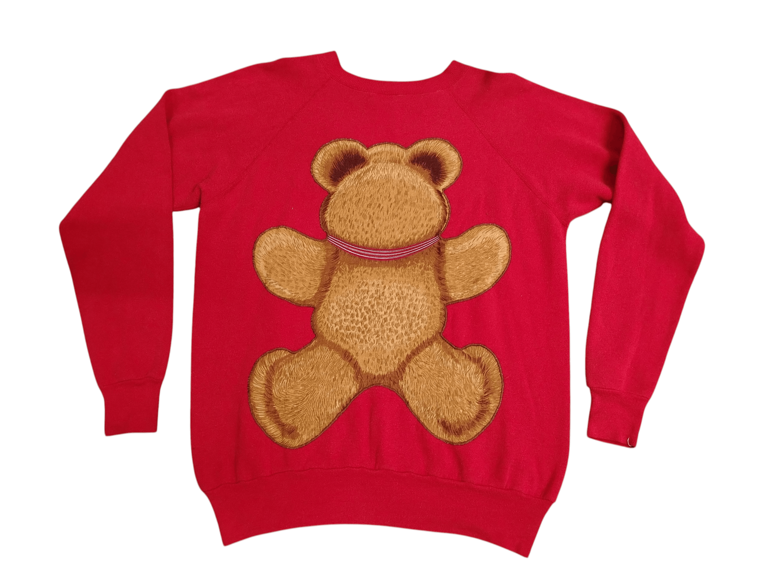 Vintage Vintage 80/90s mirror teddy bear sweatshirt tshirt Size XL / US 12-14 / IT 48-50 - 2 Thumbnail