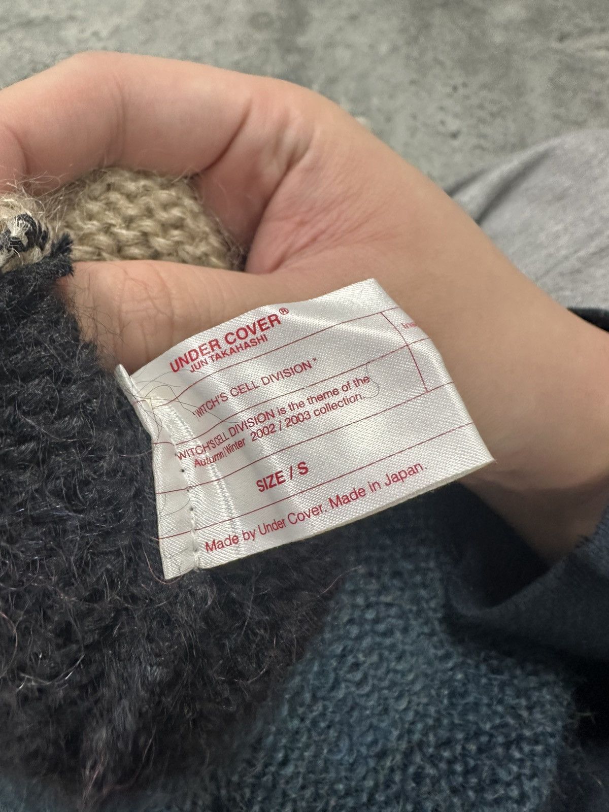 Undercover Undercover Mohair Sweater - AW02 “Witch’s Cell Division” Size US S / EU 44-46 / 1 - 7 Thumbnail